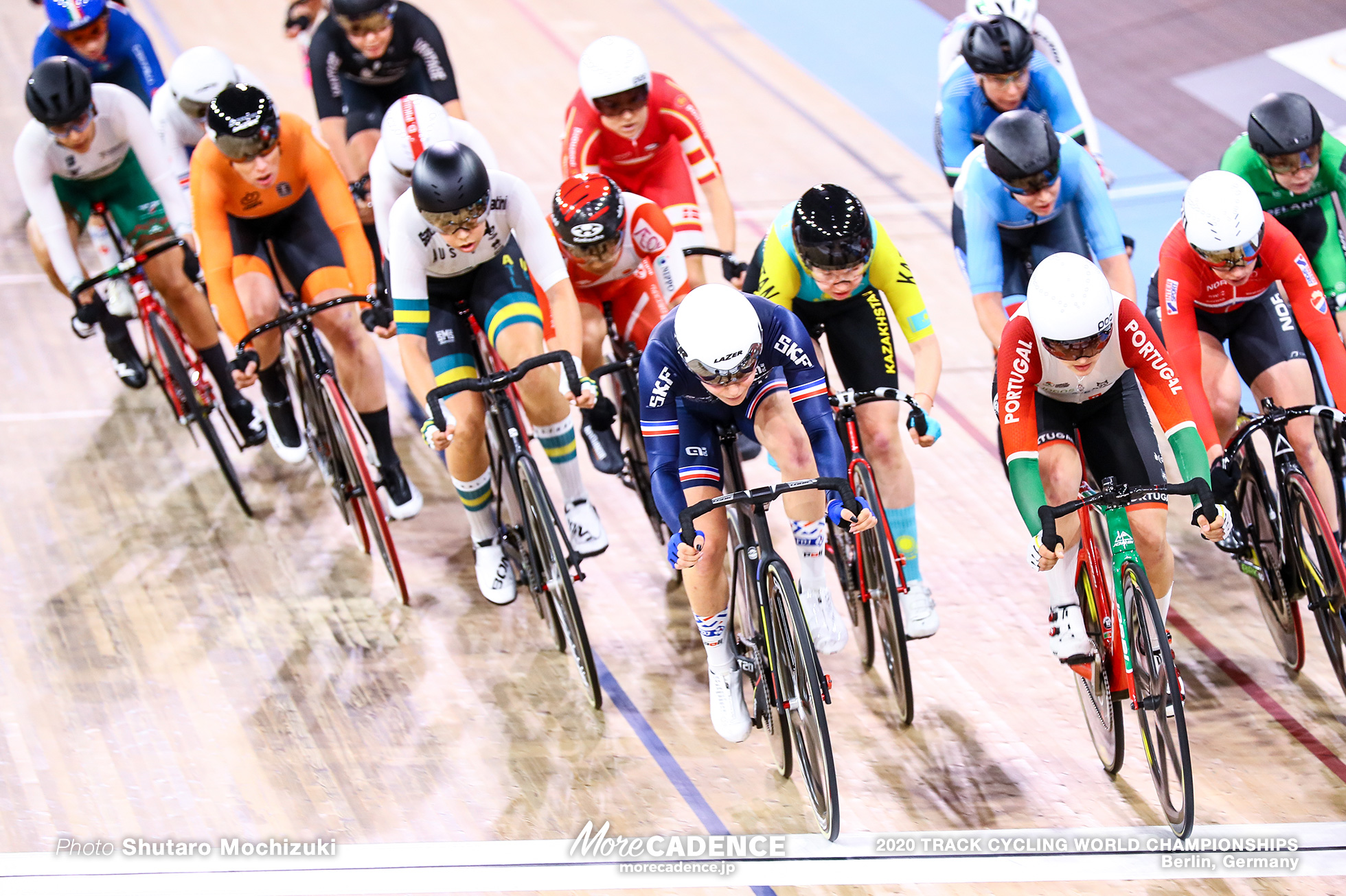 Scratch Race / Women's Omnium / 2020 Track Cycling World Championships, Clara Copponi クララ・コッポーニ, Maria Martins マリア・マルティンス, Georgia Baker ジョージア・バーカー