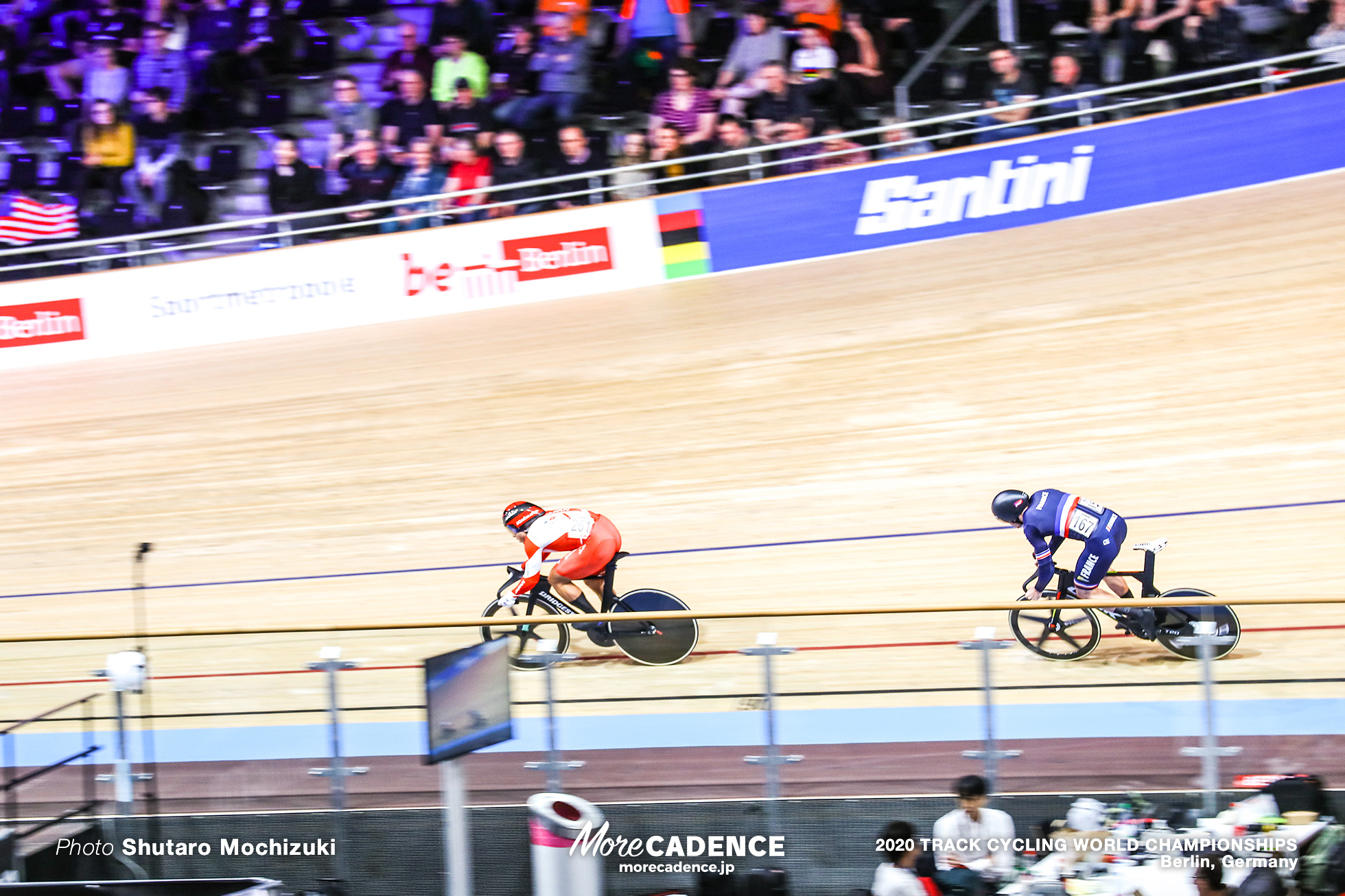 1/8 Finals / Men's Sprint / 2020 Track Cycling World Championships, Nitta Yudai 新田祐大, Quentin Caleyron クエンティン・カレロン