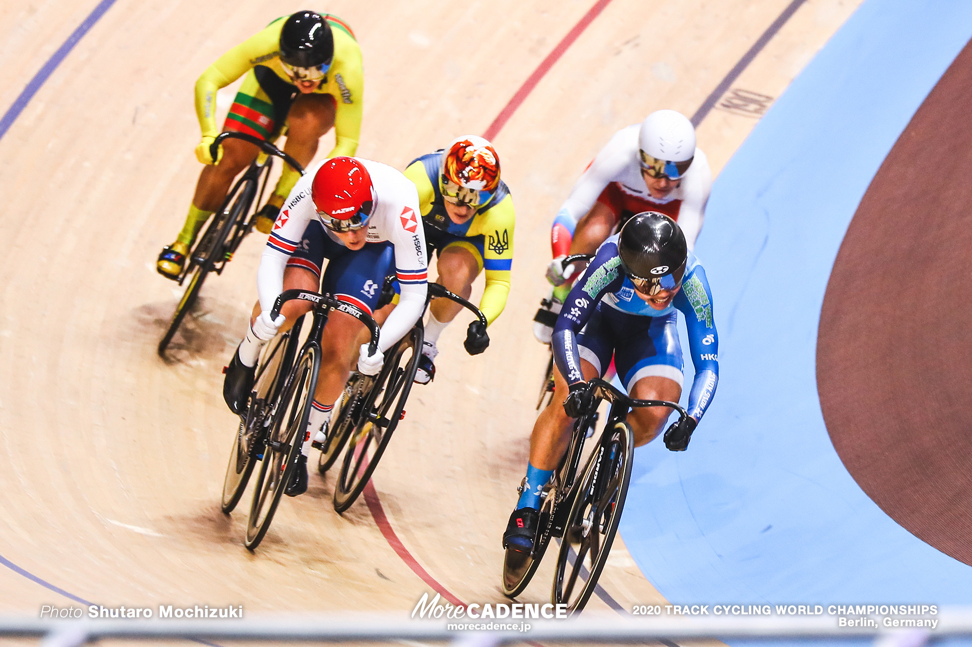 1st Round / Women's Keirin / 2020 Track Cycling World Championships, Katy Marchant ケイティ・マーシャン, Lee Wai Sze リー・ワイジー 李慧詩, Liubov Basova リウボウ・バソワ, Simona Krupeckaite シモーナ・クルペツカイテ, Anastasia Voinova アナスタシア・ボイノワ