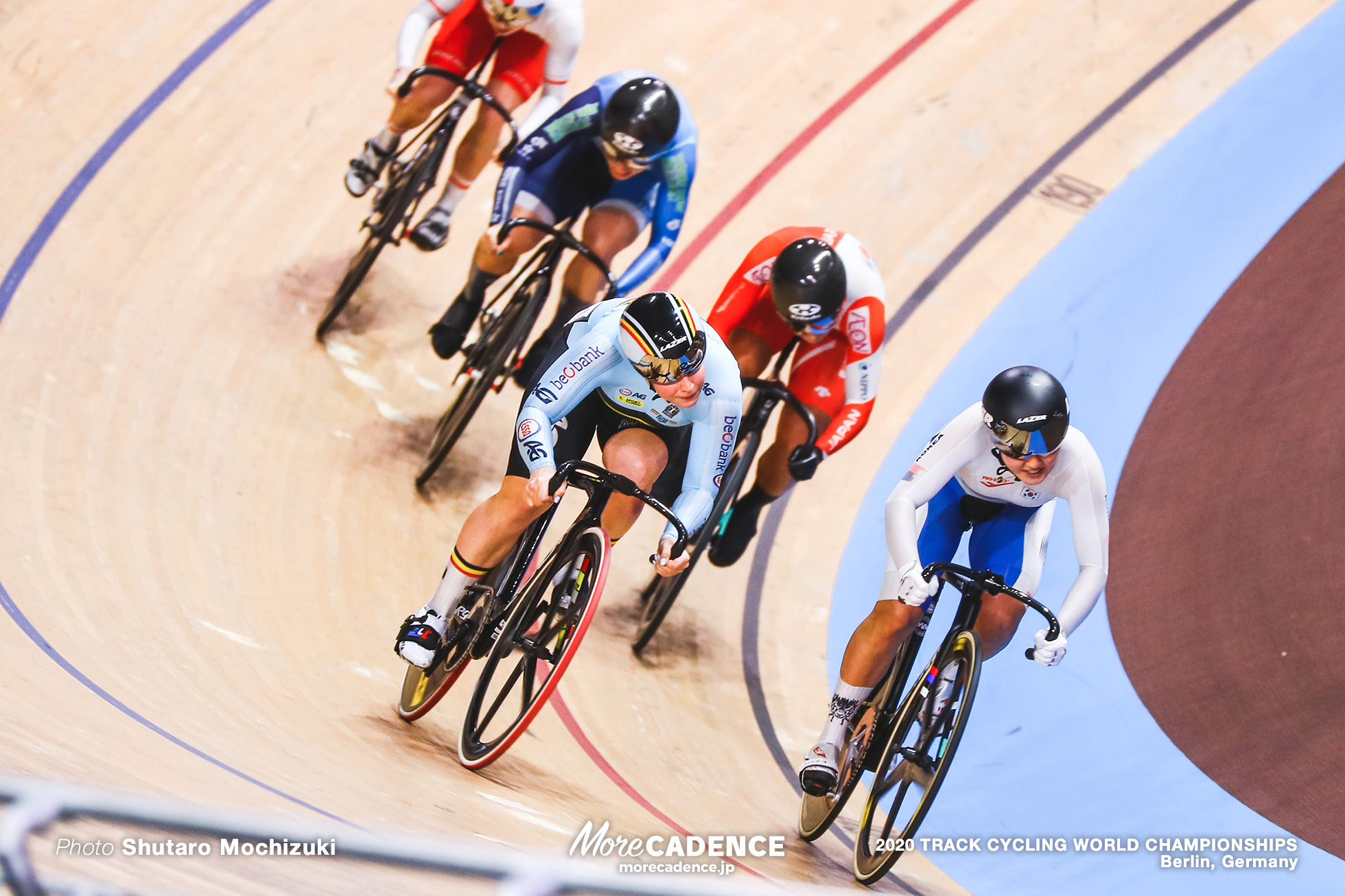 1st Round / Women's Keirin / 2020 Track Cycling World Championships, Ohta Riyu 太田りゆ, Lee Hyejin イ・ヘジン 이혜진, Nicky Degrendele ニッキー・デグレンデレ, Lee Hoi Yan Jessica リー・ホイヤン・ジェシカ