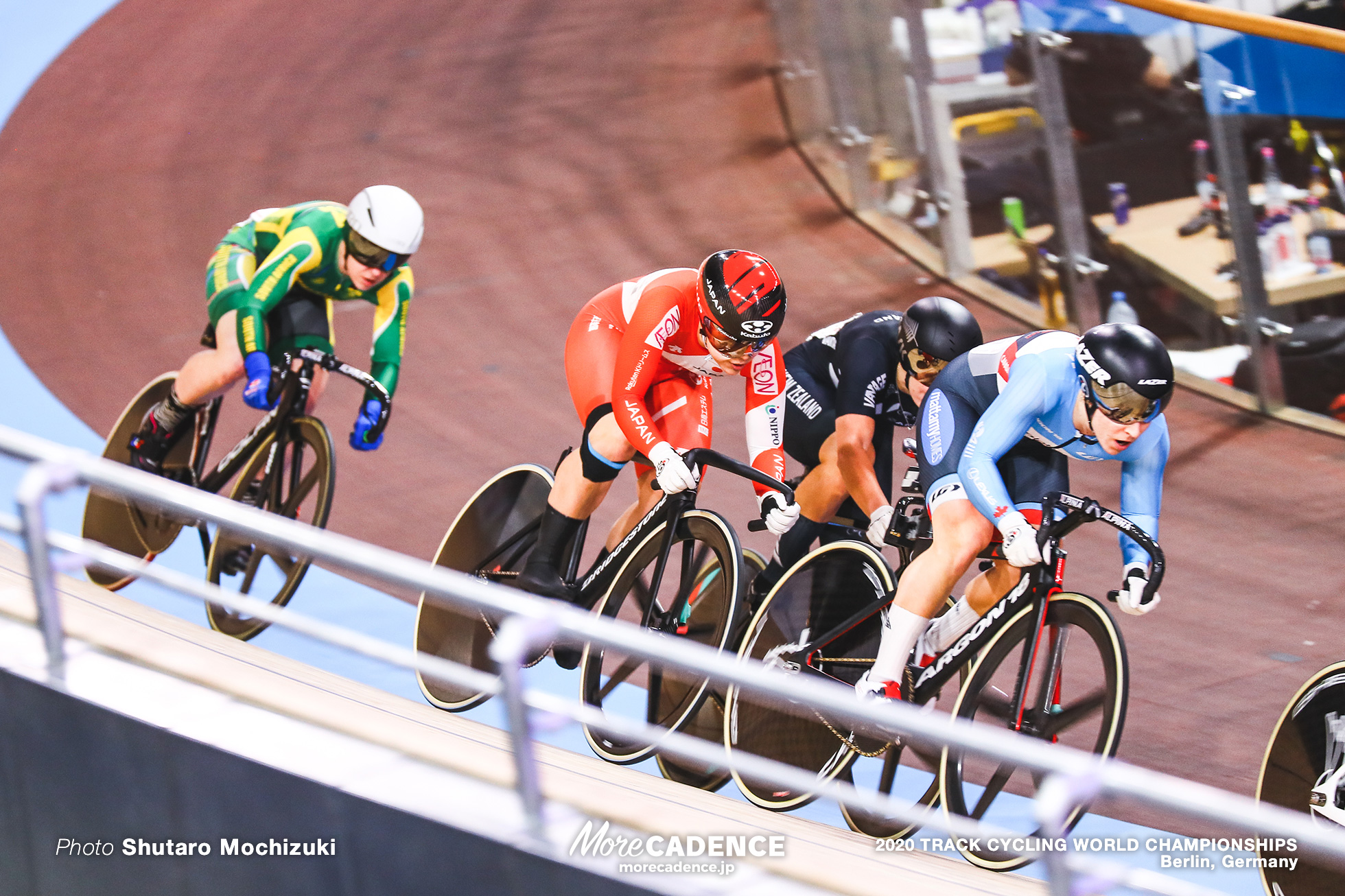 1st Round / Women's Keirin / 2020 Track Cycling World Championships, Lauriane Genest ローリン・ジェネスト, Kobayashi Yuka 小林優香, Olivia Podmore オリビア・ポッドモア, Charlene di Preez シャーリーン・ディプリーズ