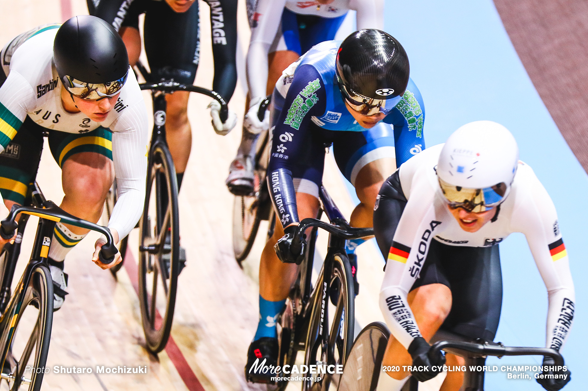 Final / Women's Keirin / 2020 Track Cycling World Championships, Emma Hinze エマ・ヒンツェ, Stephanie Morton ステファニー・モートン, Lee Wai Sze リー・ワイジー 李慧詩