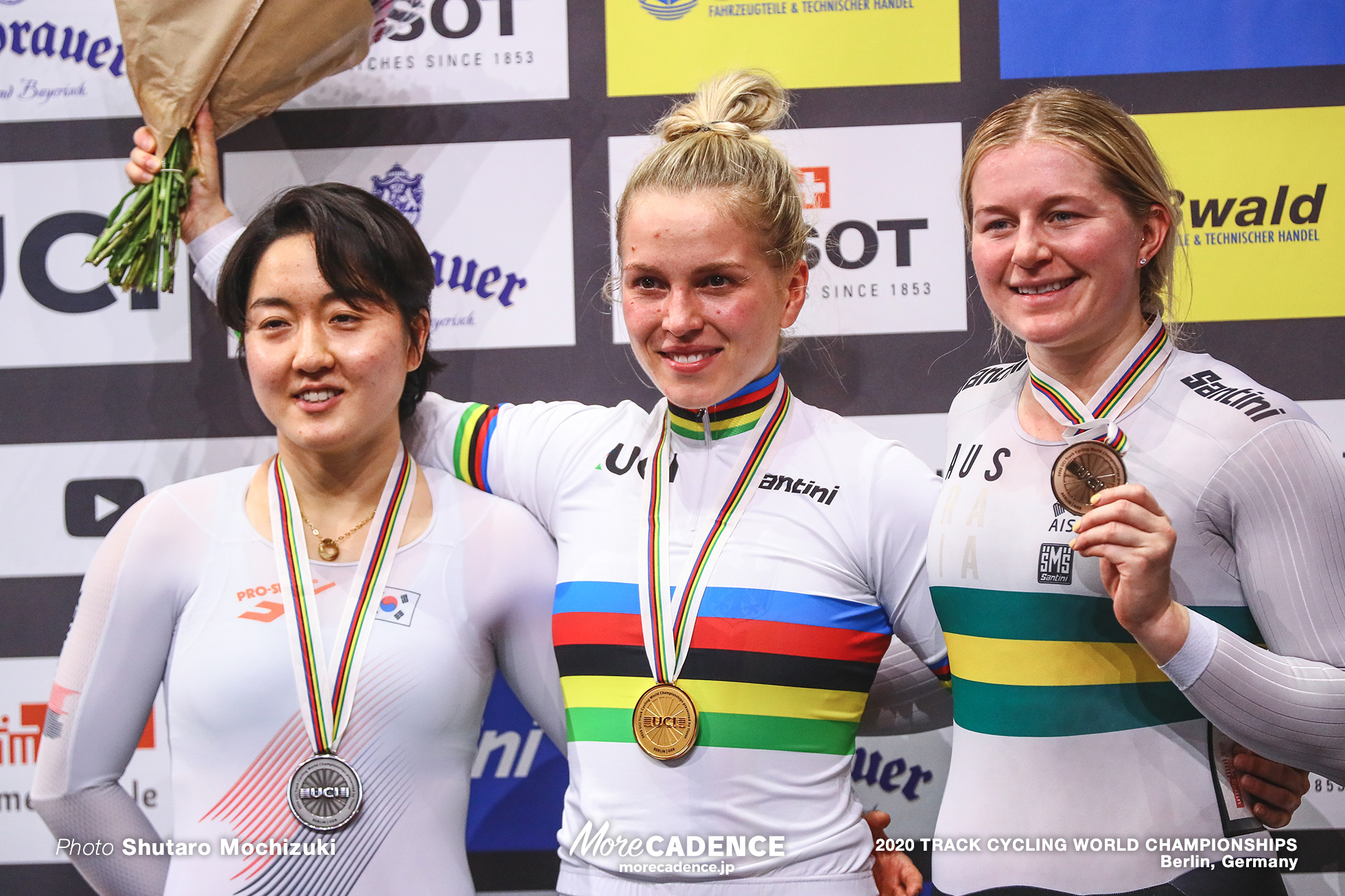 Final / Women's Keirin / 2020 Track Cycling World Championships, Emma Hinze エマ・ヒンツェ, Stephanie Morton ステファニー・モートン, Lee Hyejin イ・ヘジン 이혜진