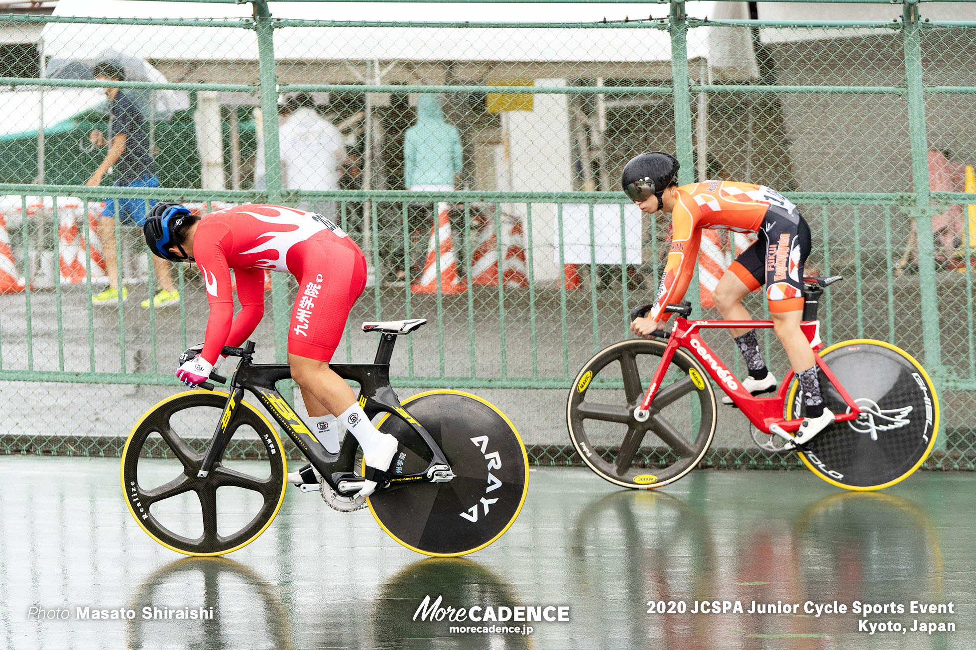 スプリント 小谷寛待（福井科技）中山遼太郎（九州学院） ジュニアサイクルスポーツ大会