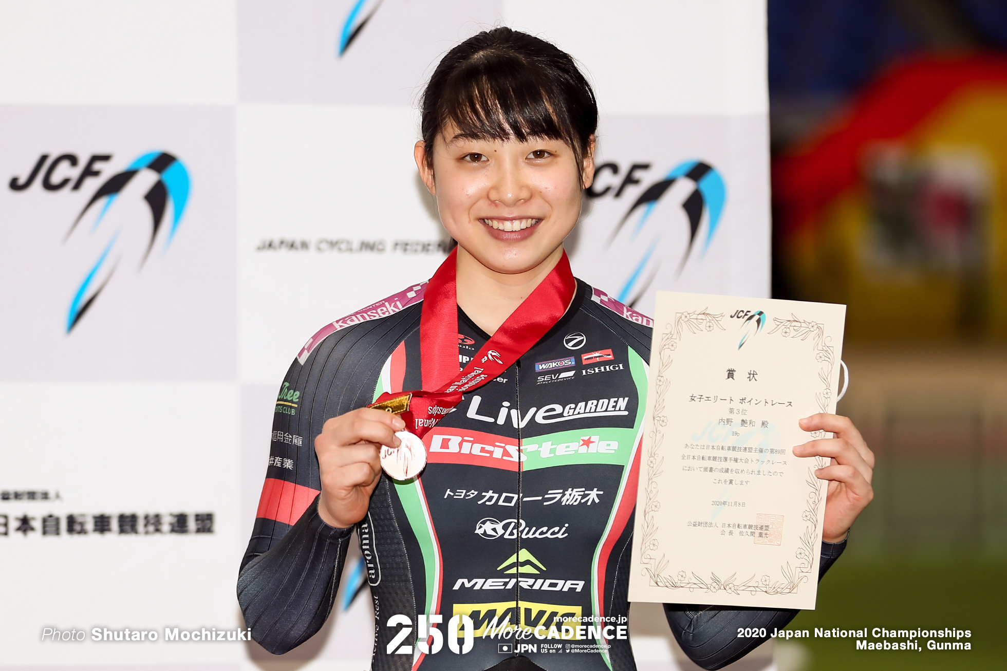 内野艶和, 女子ポイントレース, 2020全日本トラック