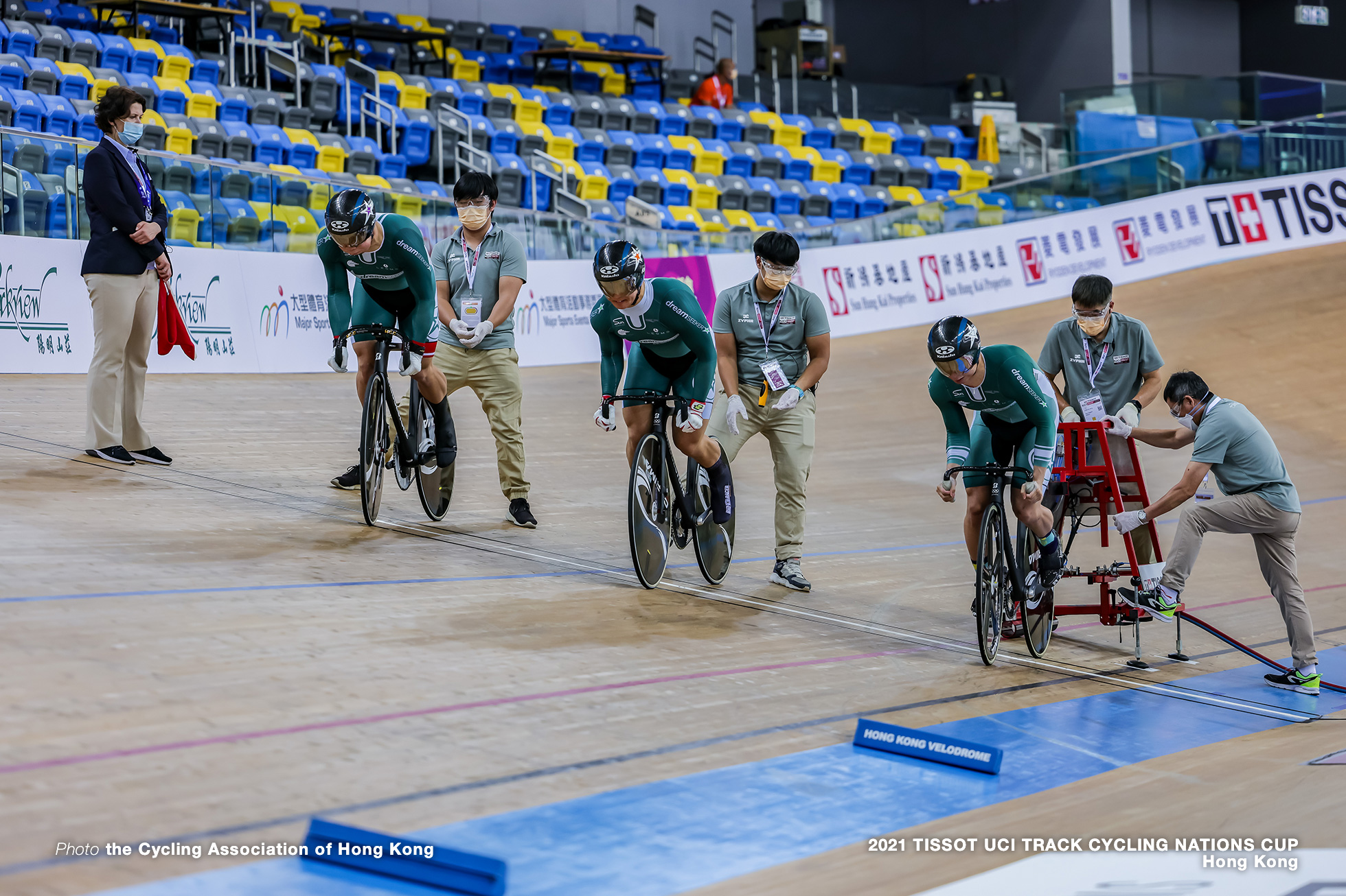 dream SEEKER RACING TEAM (Yuta Obara/Shinji Nakano/Tomohiro Fukaya), Men's Team Sprint, TISSOT UCI TRACK CYCLING NATIONS CUP - HONG KONG