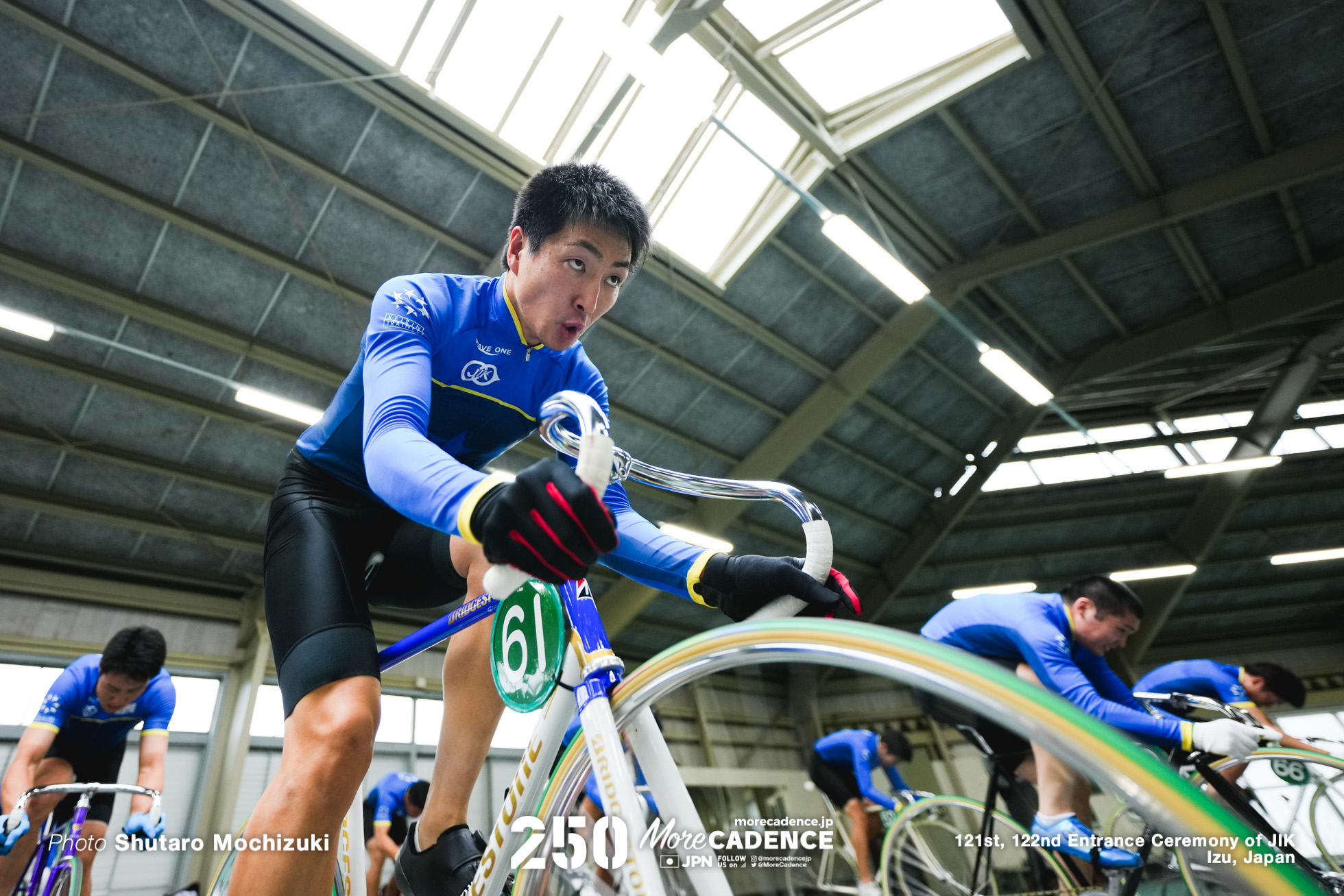 近谷涼,豪雨の中で訓練スタート、日本競輪選手養成所 （JIK）第121・122回生