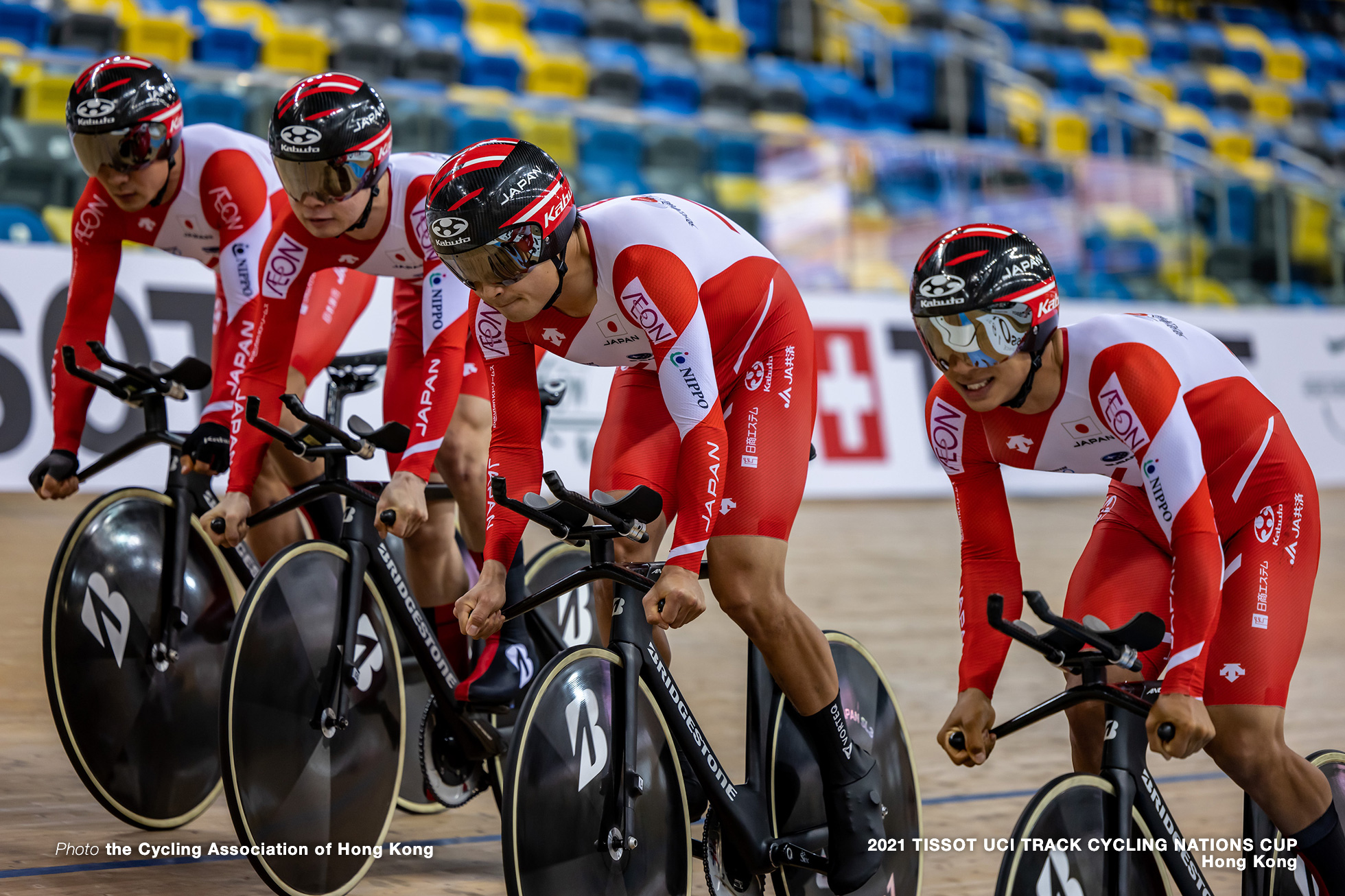 Japan(Kazushige Kuboki / Shunsuke Imamura / Eiya Hashimoto / Naoki Kojima), Men's Team Pursuit, TISSOT UCI TRACK CYCLING NATIONS CUP - HONG KONG