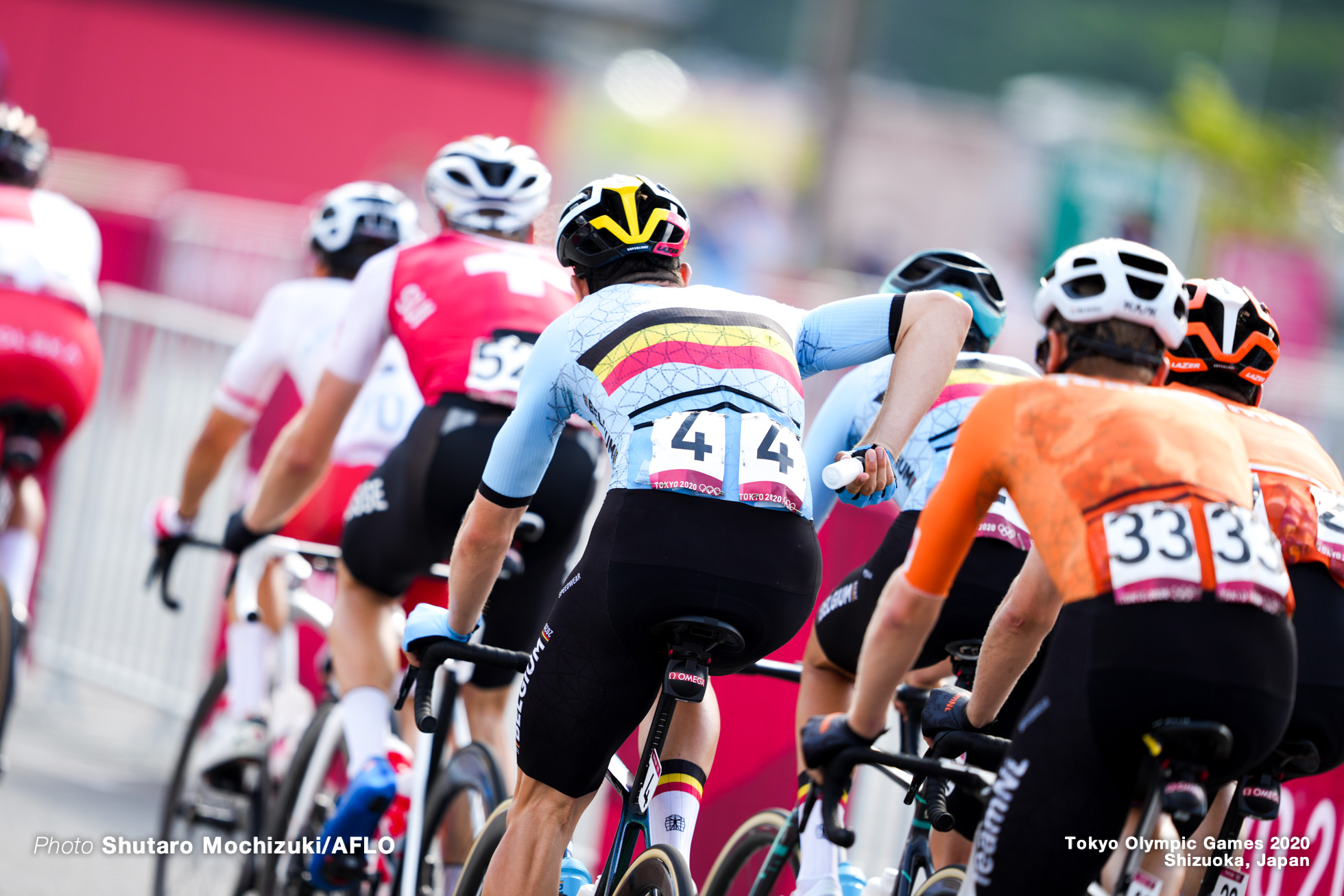 ワウト・ヴァンアールト Wout van Aert (BEL), JULY 24, 2021 - Cycling : Men's Road Race during the Tokyo 2020 Olympic Games at 富士スピードウェイ/the Fuji International Speedway in Shizuoka, Japan. (Photo by Shutaro Mochizuki/AFLO)