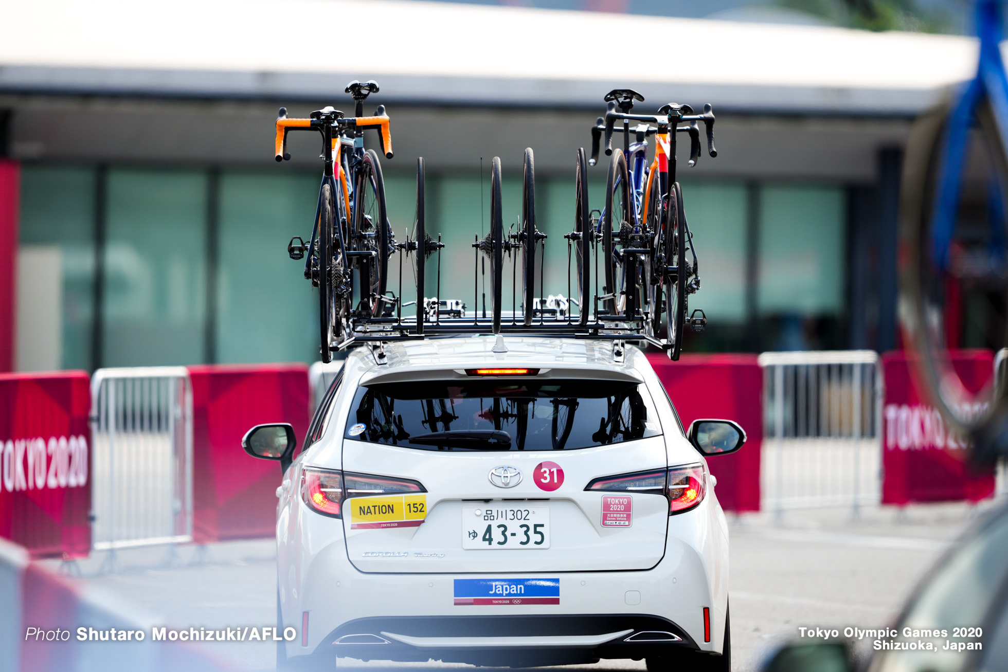 JULY 24, 2021 - Cycling : Men's Road Race during the Tokyo 2020 Olympic Games at 富士スピードウェイ/the Fuji International Speedway in Shizuoka, Japan. (Photo by Shutaro Mochizuki/AFLO)