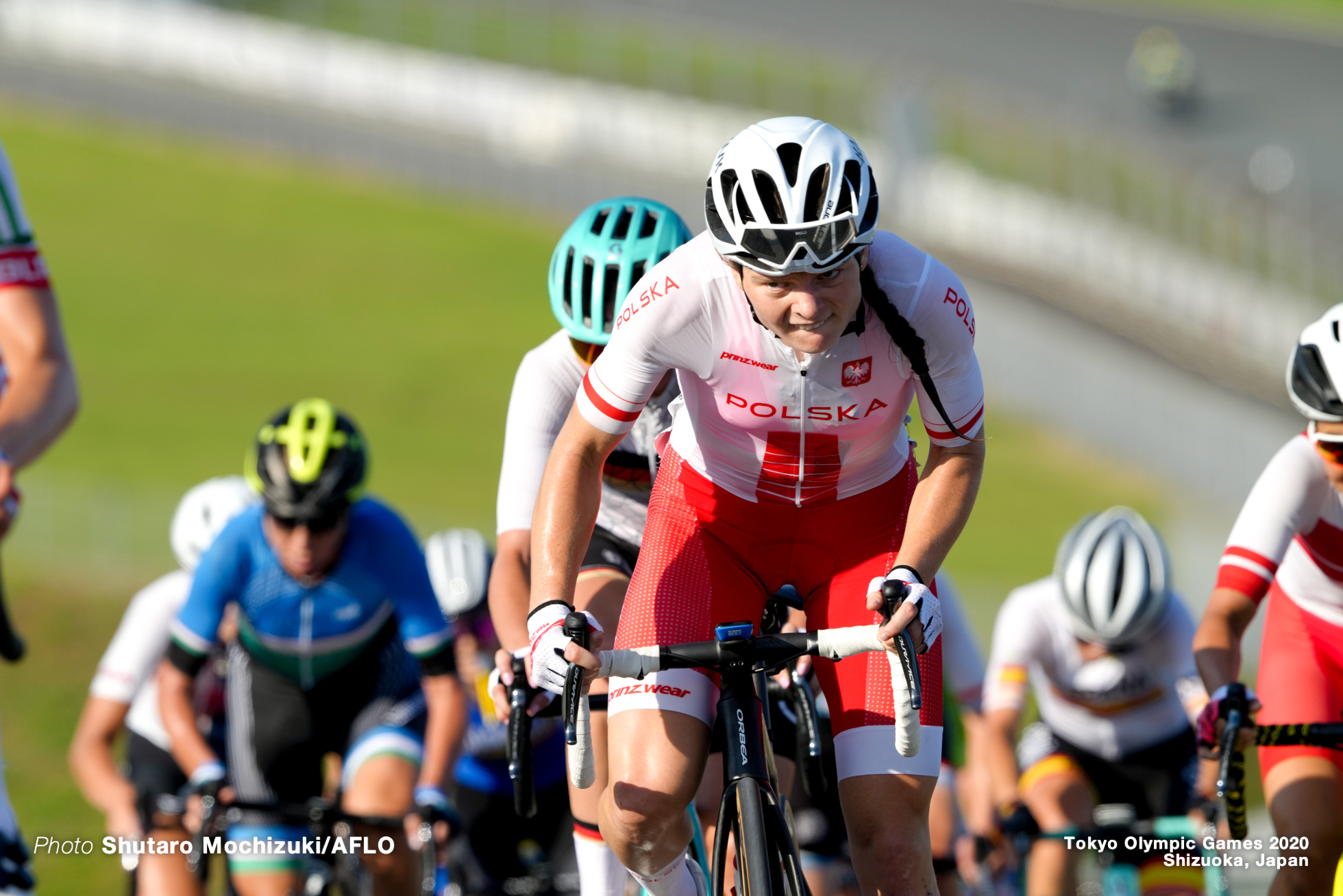 マルタ・ラック Marta Lach (POL), JULY 25, 2021 - Cycling : Women's Road Race during the Tokyo 2020 Olympic Games at the Fuji International Speedway in Shizuoka, Japan. (Photo by Shutaro Mochizuki/AFLO)