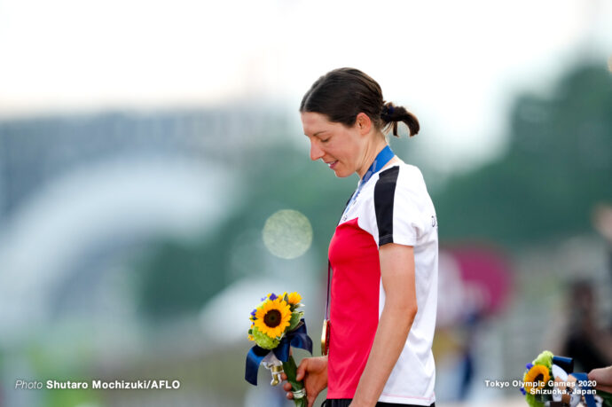 アンナ・キーセンホーファー Anna Kiesenhofer (AUT), JULY 25, 2021 - Cycling : Women's Road Race during the Tokyo 2020 Olympic Games at the Fuji International Speedway in Shizuoka, Japan. (Photo by Shutaro Mochizuki/AFLO)