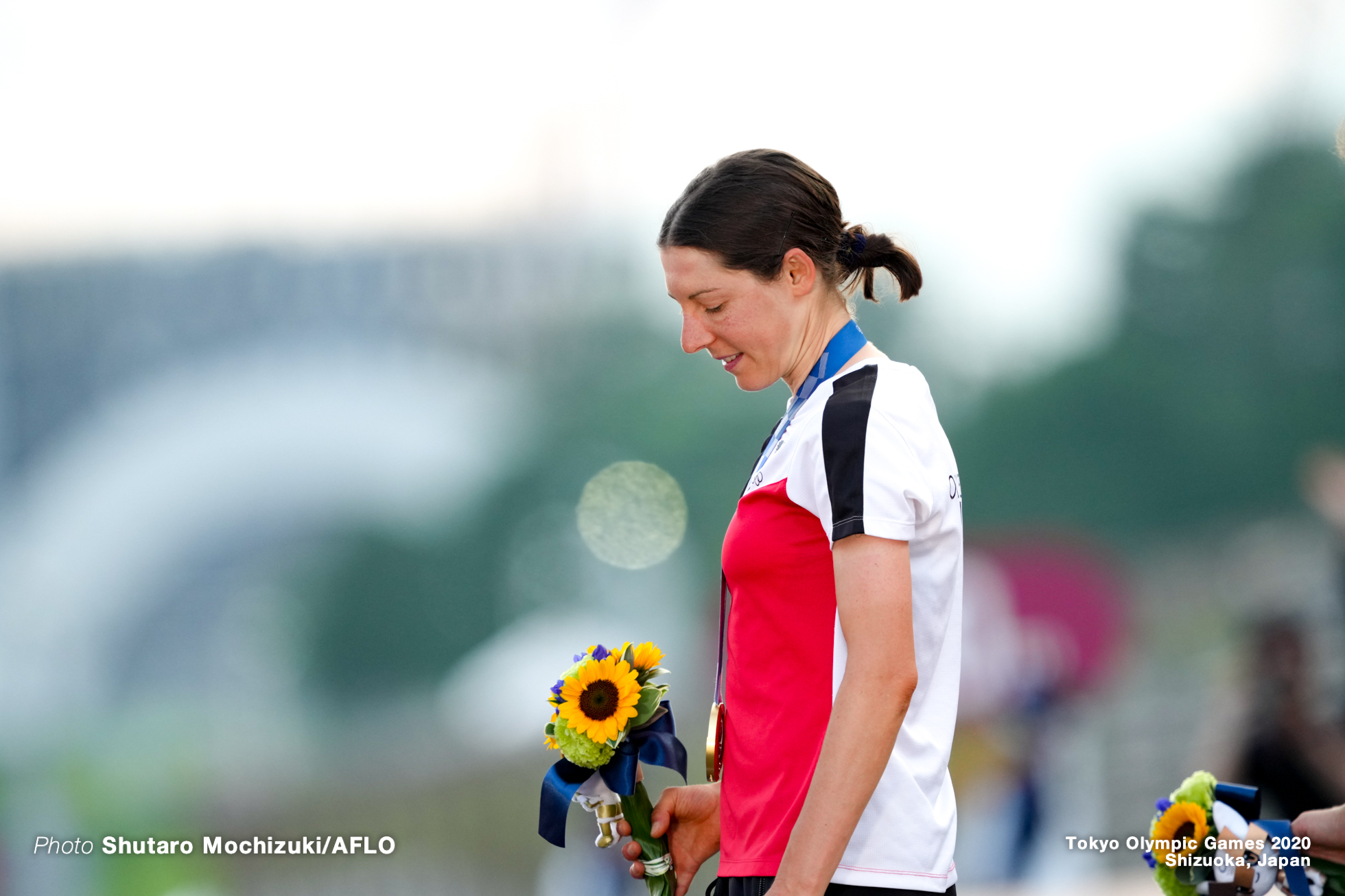 アンナ・キーセンホーファー Anna Kiesenhofer (AUT), JULY 25, 2021 - Cycling : Women's Road Race during the Tokyo 2020 Olympic Games at the Fuji International Speedway in Shizuoka, Japan. (Photo by Shutaro Mochizuki/AFLO)