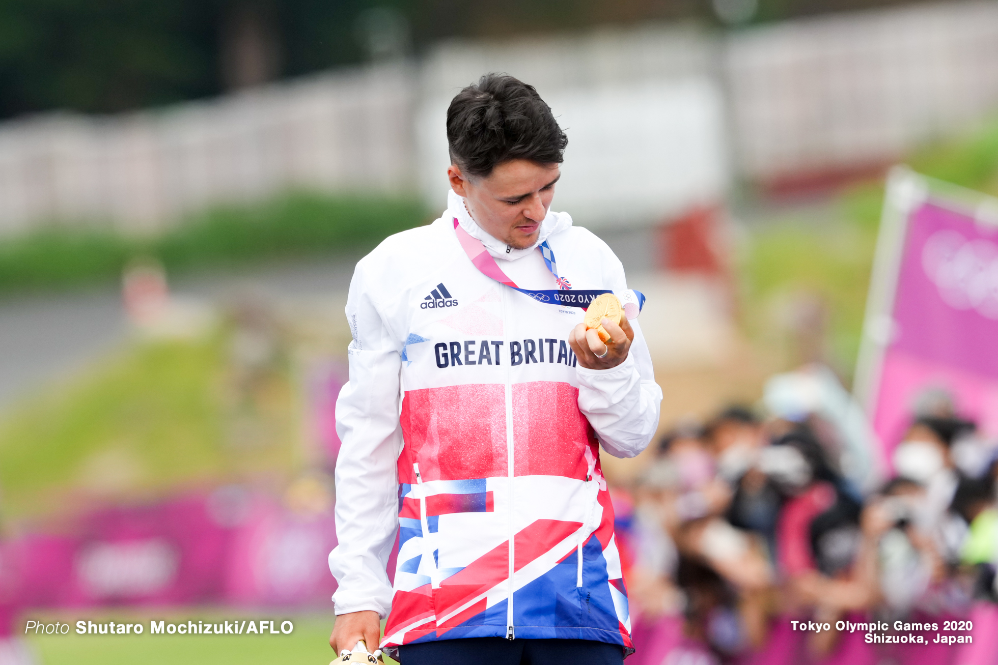 トーマス・ピドコック Thomas Pidcock (GBR), JULY 26, 2021 - Cycling : Men's Cross-country during the Tokyo 2020 Olympic Games at the Izu MTB Course in Shizuoka, Japan. (Photo by Shutaro Mochizuki/AFLO)