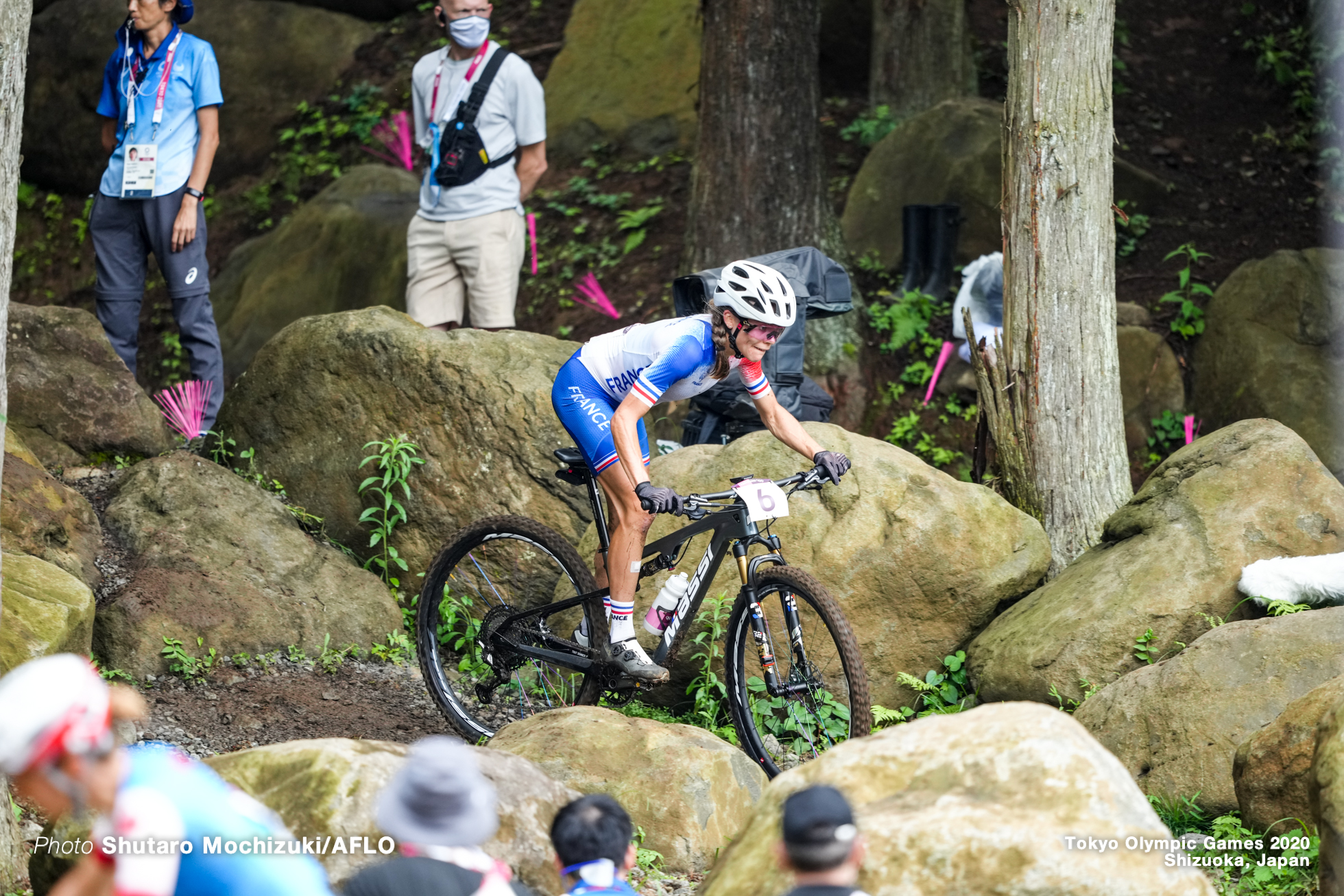 ロアナ・ルコント Loana Lecomte (FRA), JULY 27, 2021 - Cycling : Women's Cross-country during the Tokyo 2020 Olympic Games at the Izu MTB Course in Shizuoka, Japan. (Photo by Shutaro Mochizuki/AFLO)