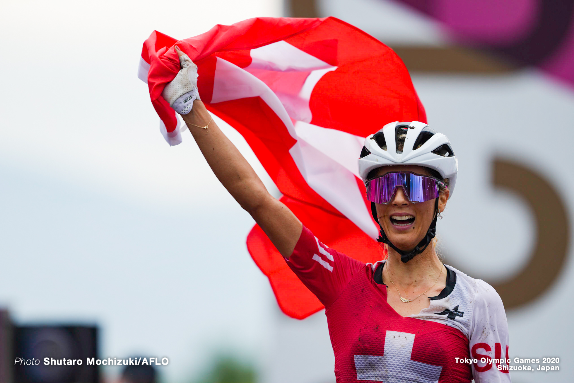 ヨランダ・ネフ Jolanda Neff (SUI), JULY 27, 2021 - Cycling : Women's Cross-country during the Tokyo 2020 Olympic Games at the Izu MTB Course in Shizuoka, Japan. (Photo by Shutaro Mochizuki/AFLO)