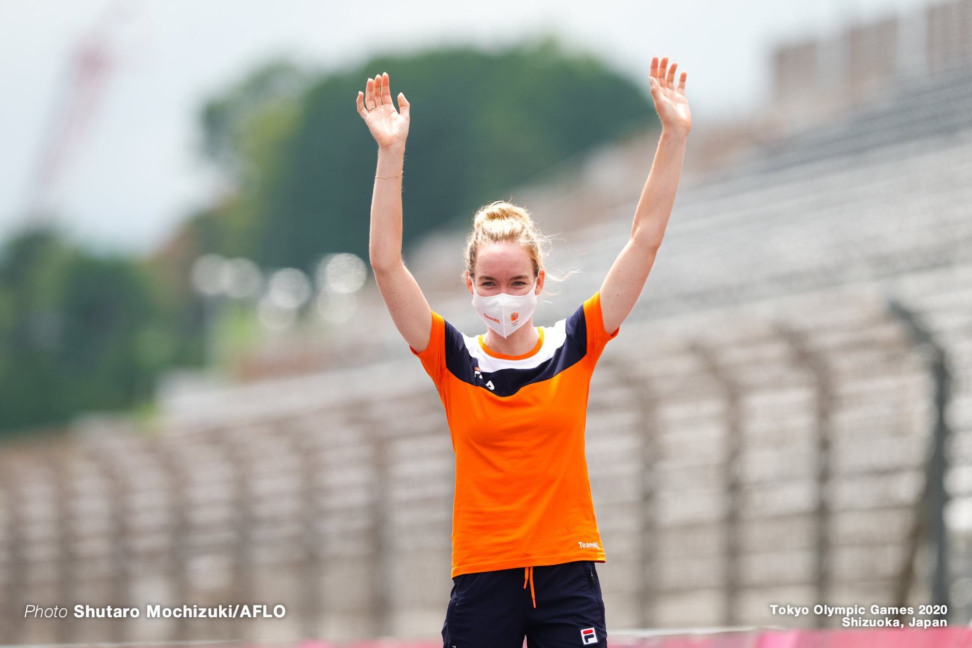 アンナ・ファンデルブレッヘン Anna van der Breggen (NED), JULY 28, 2021 - Cycling : Women's Individual Time Trial during the Tokyo 2020 Olympic Games at the Izu MTB Course in Shizuoka, Japan. (Photo by Shutaro Mochizuki/AFLO)