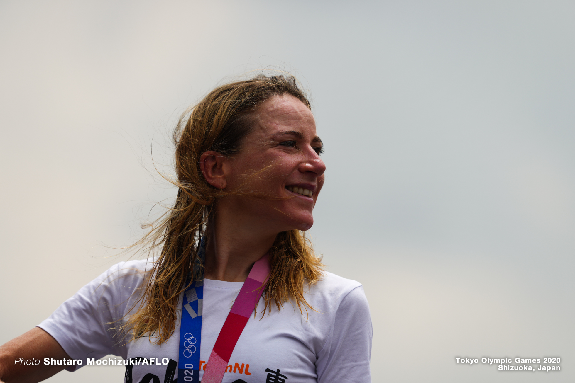 アンネミク・ファンフルテン Annemiek van Vleuten (NED), JULY 28, 2021 - Cycling : Women's Individual Time Trial during the Tokyo 2020 Olympic Games at the Izu MTB Course in Shizuoka, Japan. (Photo by Shutaro Mochizuki/AFLO)