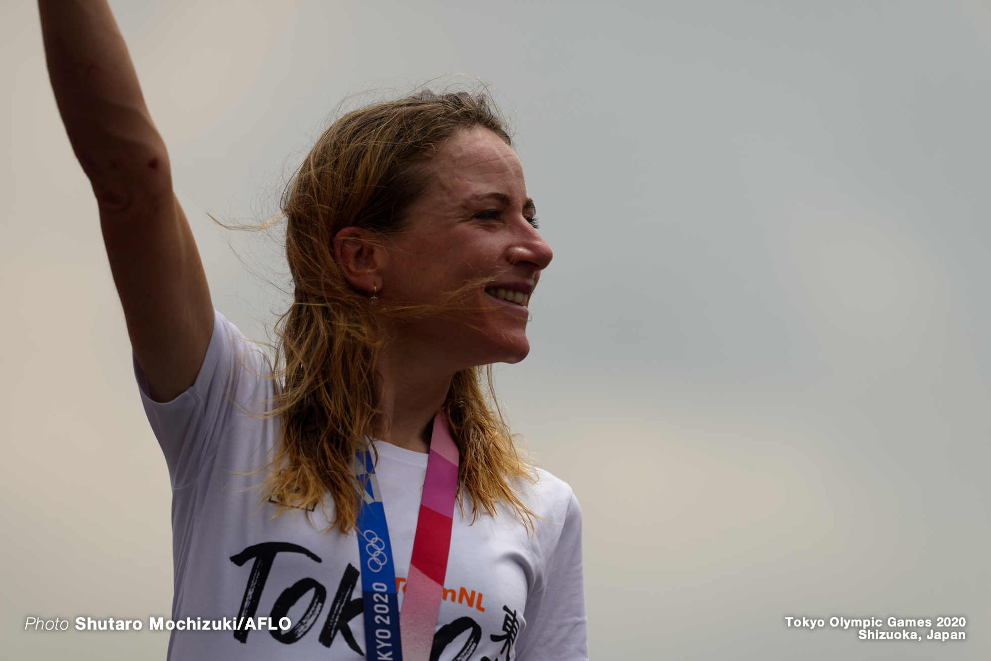 アンネミク・ファンフルテン Annemiek van Vleuten (NED), JULY 28, 2021 - Cycling : Women's Individual Time Trial during the Tokyo 2020 Olympic Games at the Izu MTB Course in Shizuoka, Japan. (Photo by Shutaro Mochizuki/AFLO)