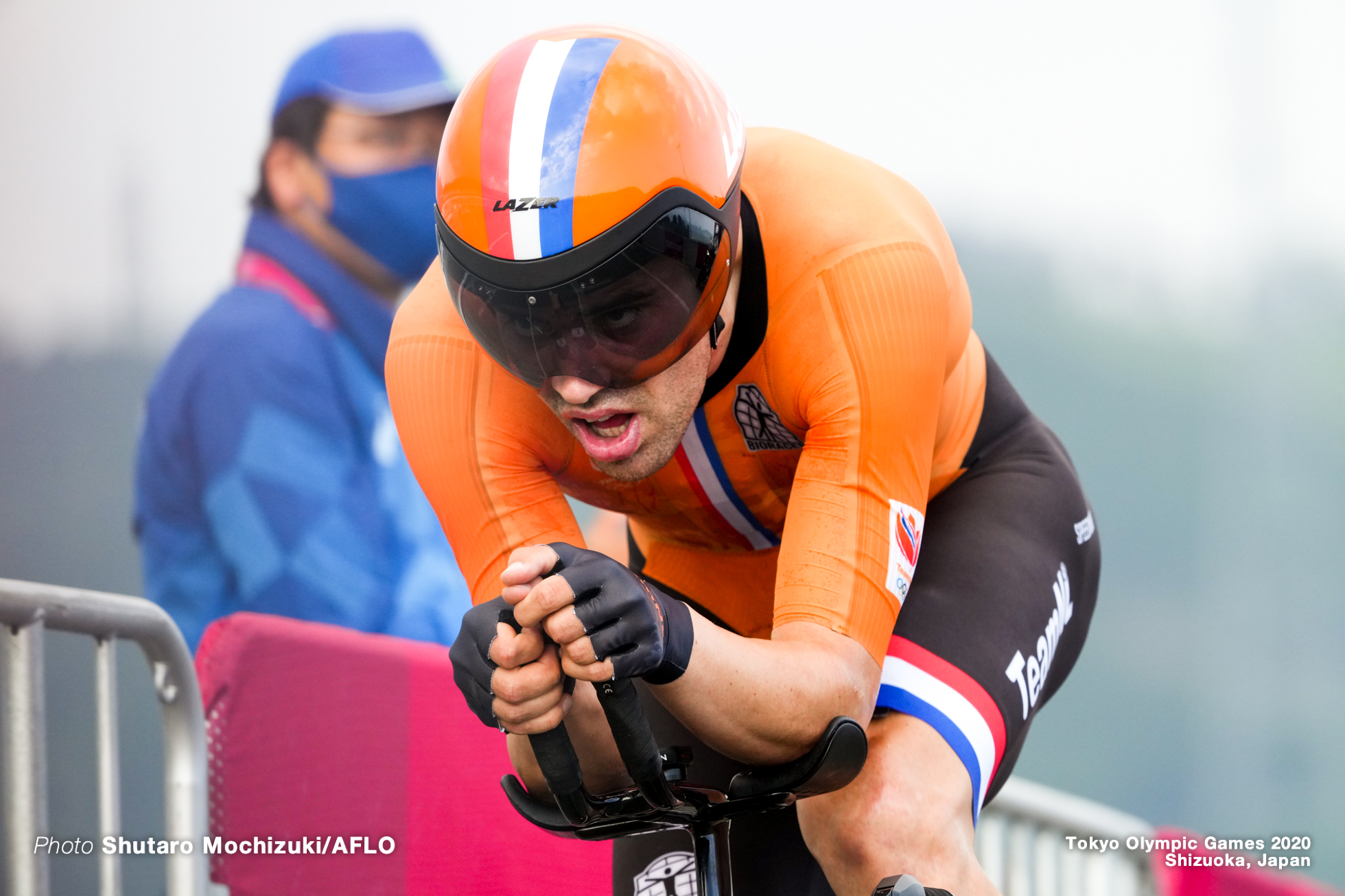 トム・ドゥムラン Tom Dumoulin (NED), JULY 28, 2021 - Cycling : Men's Individual Time Trial during the Tokyo 2020 Olympic Games at the Izu MTB Course in Shizuoka, Japan. (Photo by Shutaro Mochizuki/AFLO)