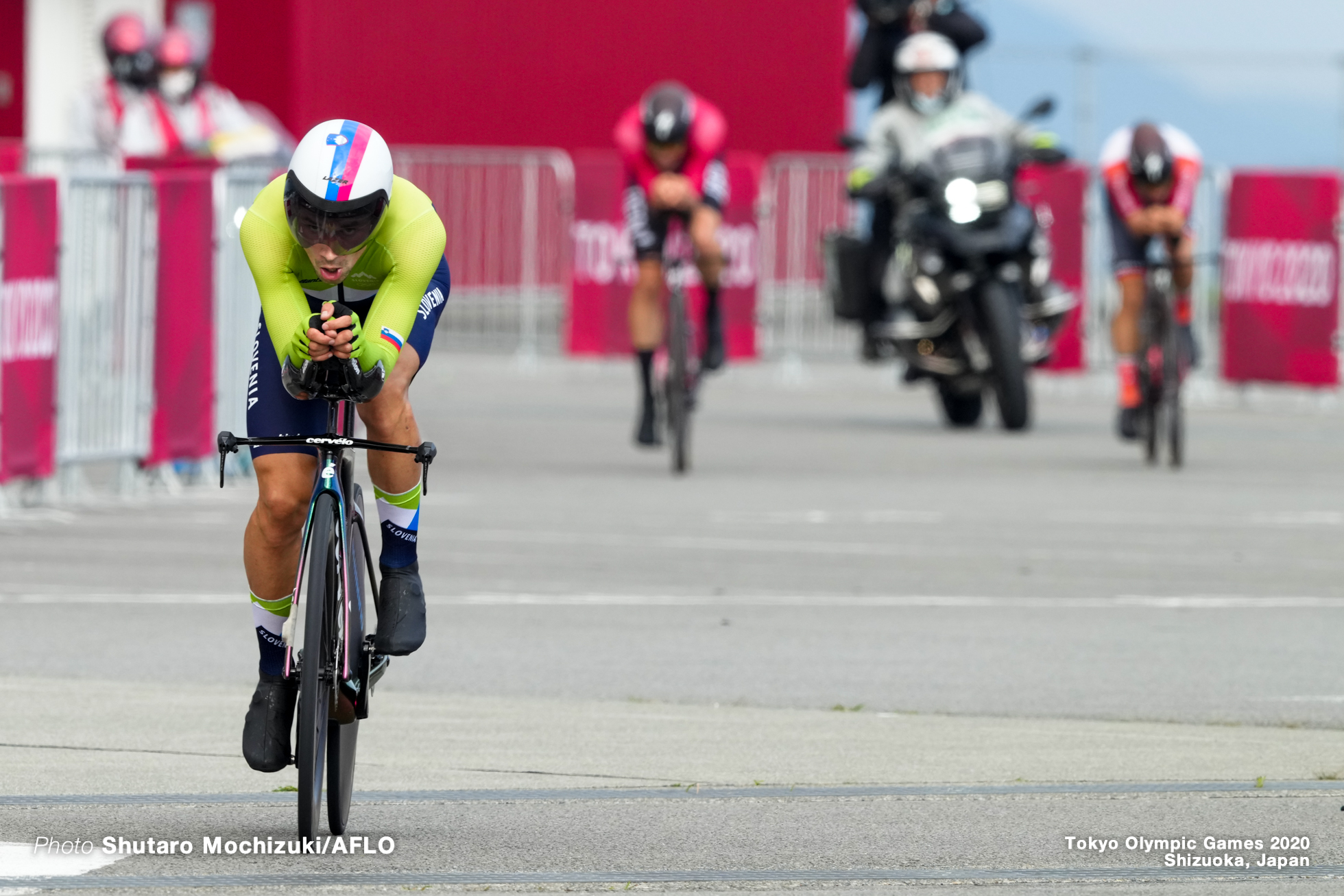 プリモシュ・ログリッチ Primoz Roglic (SLO), JULY 28, 2021 - Cycling : Men's Individual Time Trial during the Tokyo 2020 Olympic Games at the Izu MTB Course in Shizuoka, Japan. (Photo by Shutaro Mochizuki/AFLO)