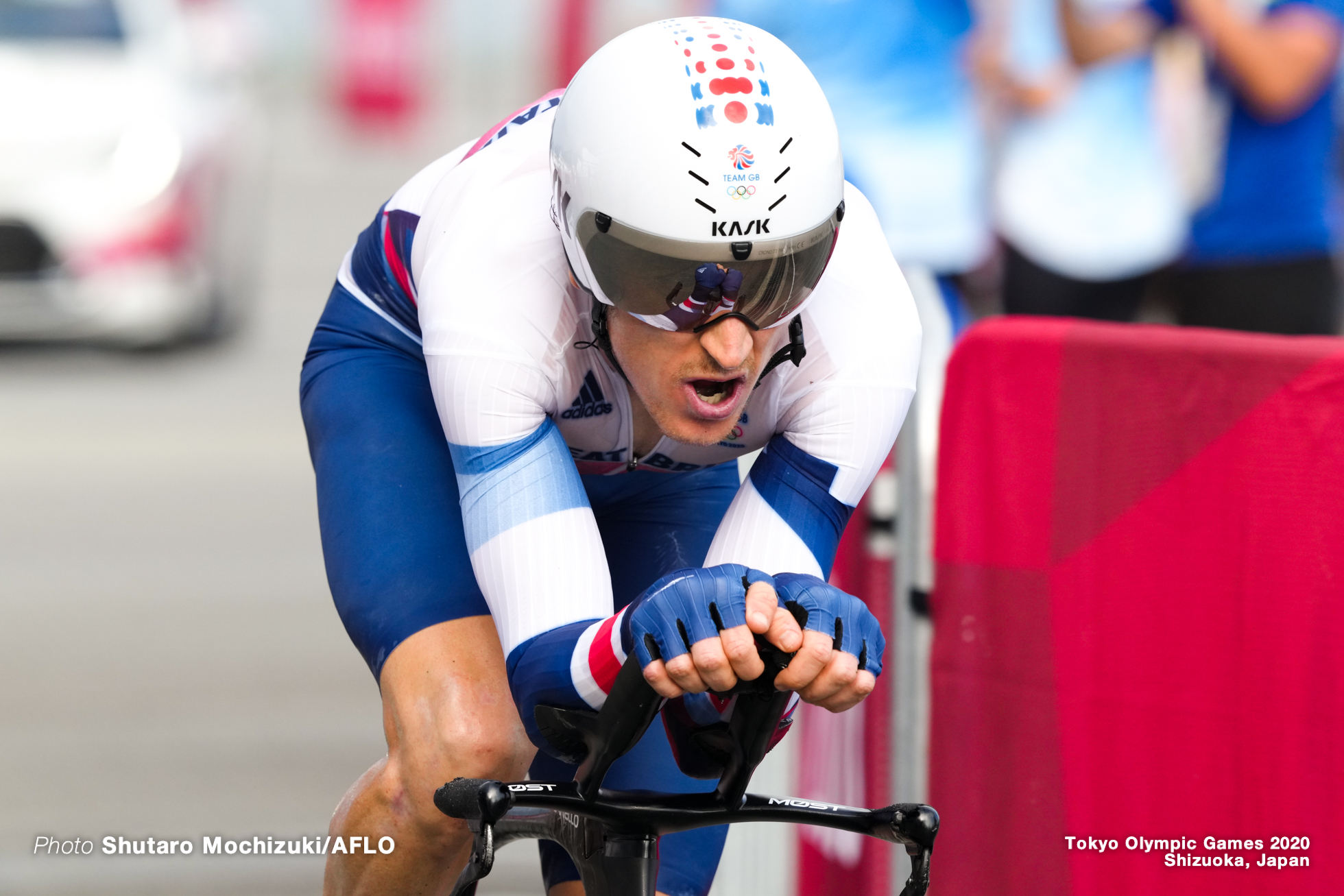 ゲラント・トーマス Gerant Thomas (GBR), JULY 28, 2021 - Cycling : Men's Individual Time Trial during the Tokyo 2020 Olympic Games at the Izu MTB Course in Shizuoka, Japan. (Photo by Shutaro Mochizuki/AFLO)