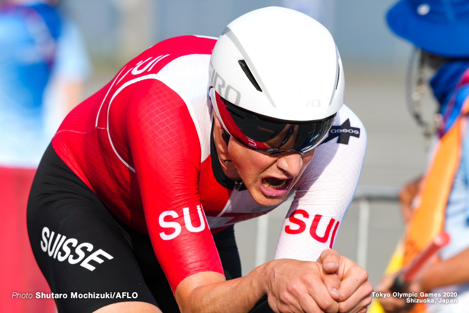 シュテファン・キュング Stefan Kueng (SUI), JULY 28, 2021 - Cycling : Men's Individual Time Trial during the Tokyo 2020 Olympic Games at the Izu MTB Course in Shizuoka, Japan. (Photo by Shutaro Mochizuki/AFLO)