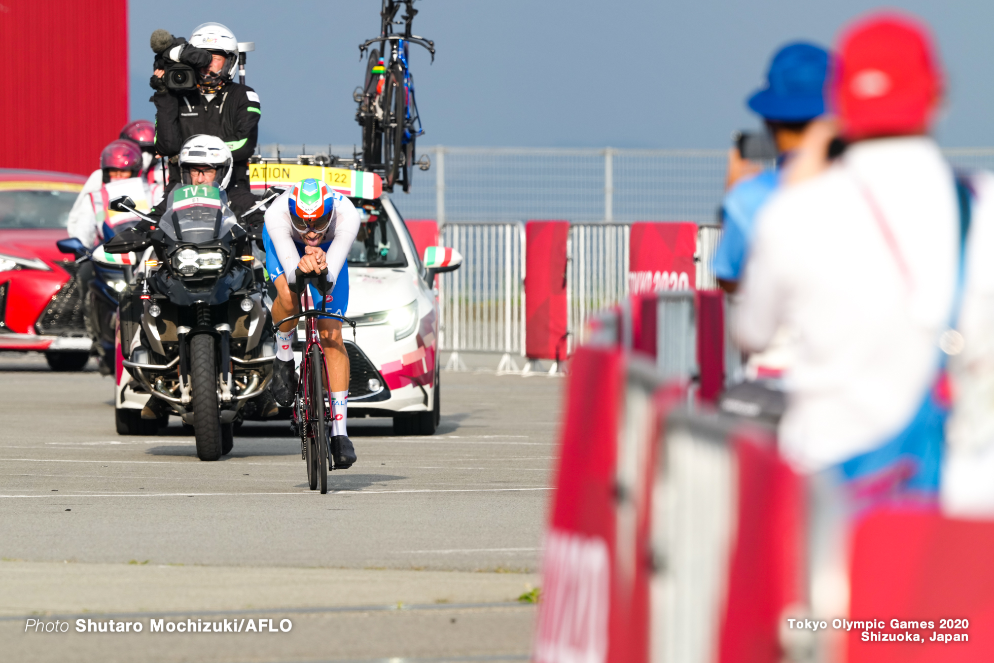 フィリポ・ガンナ Filippo Ganna (ITA), JULY 28, 2021 - Cycling : Men's Individual Time Trial during the Tokyo 2020 Olympic Games at the Izu MTB Course in Shizuoka, Japan. (Photo by Shutaro Mochizuki/AFLO)