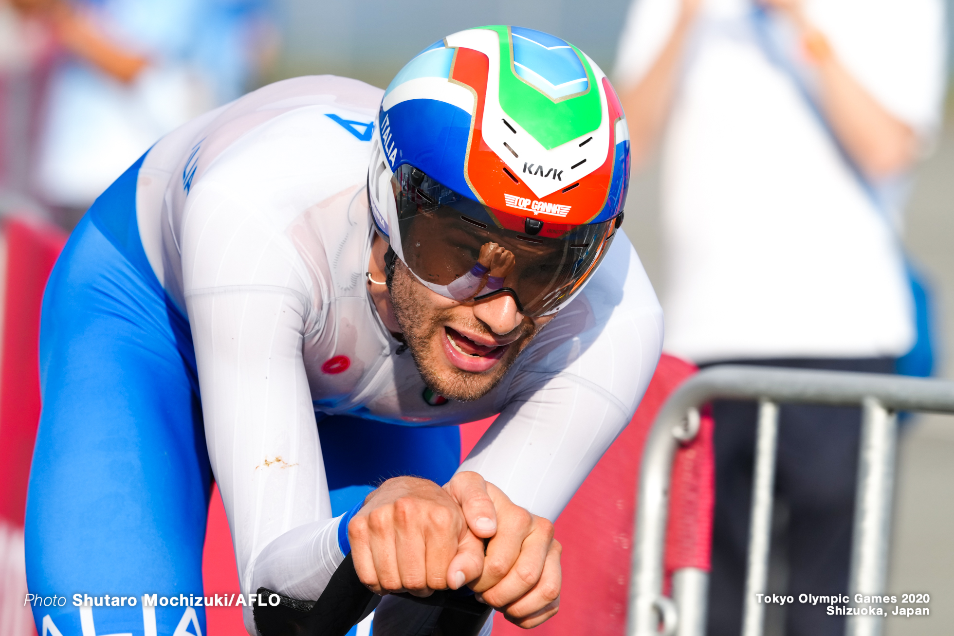 フィリポ・ガンナ Filippo Ganna (ITA), JULY 28, 2021 - Cycling : Men's Individual Time Trial during the Tokyo 2020 Olympic Games at the Izu MTB Course in Shizuoka, Japan. (Photo by Shutaro Mochizuki/AFLO)