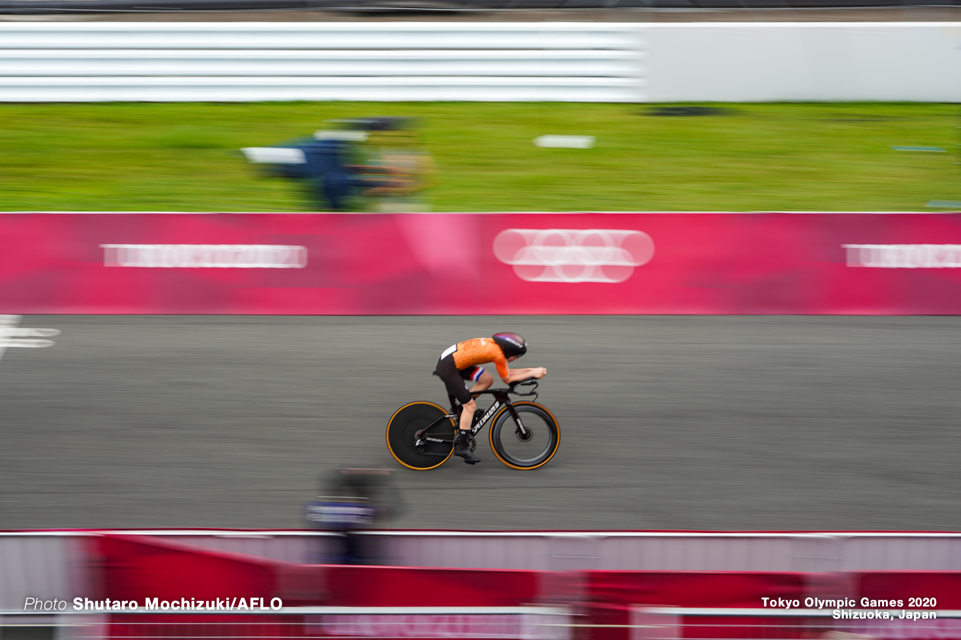 アンネミク・ファンフルテン Annemiek van Vleuten (NED), JULY 28, 2021 - Cycling : Women's Individual Time Trial during the Tokyo 2020 Olympic Games at the Izu MTB Course in Shizuoka, Japan. (Photo by Shutaro Mochizuki/AFLO)