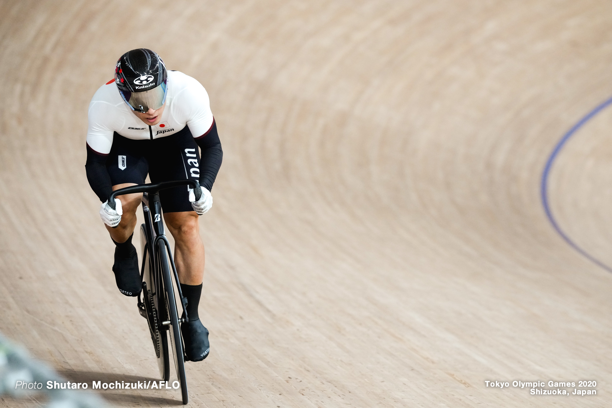 新田祐大/Yudai Nitta (JPN), AUGUST 2, 2021 - Cycling : during the Tokyo 2020 Olympic Games at the Izu Velodrome in Shizuoka, Japan. (Photo by Shutaro Mochizuki/AFLO)