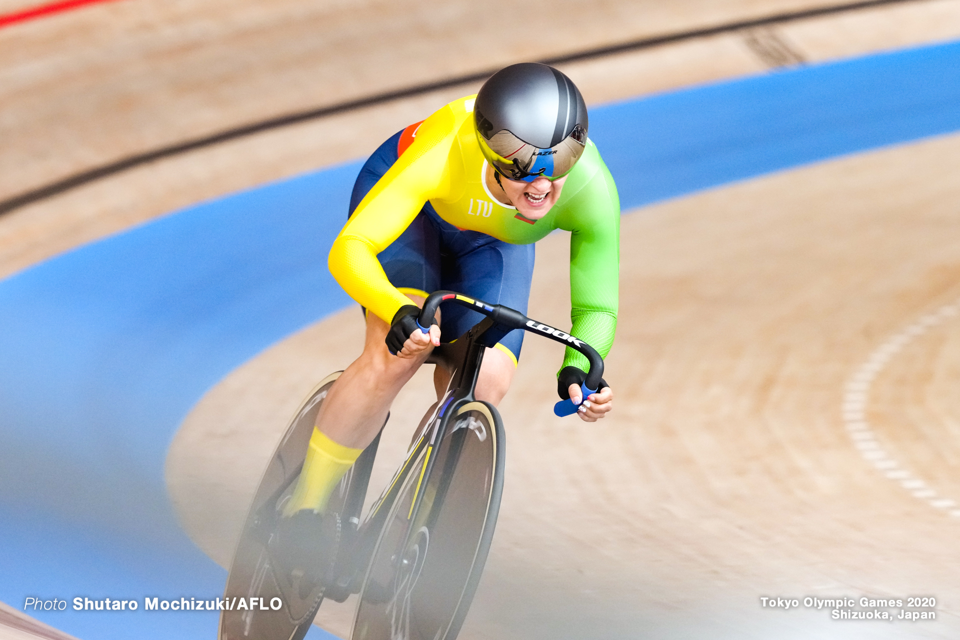 シモーナ・クルぺツカイテ Simona Krupeckatie (LTU), Women's Team Sprint Qualifying AUGUST 2, 2021 - Cycling : during the Tokyo 2020 Olympic Games at the Izu Velodrome in Shizuoka, Japan. (Photo by Shutaro Mochizuki/AFLO)