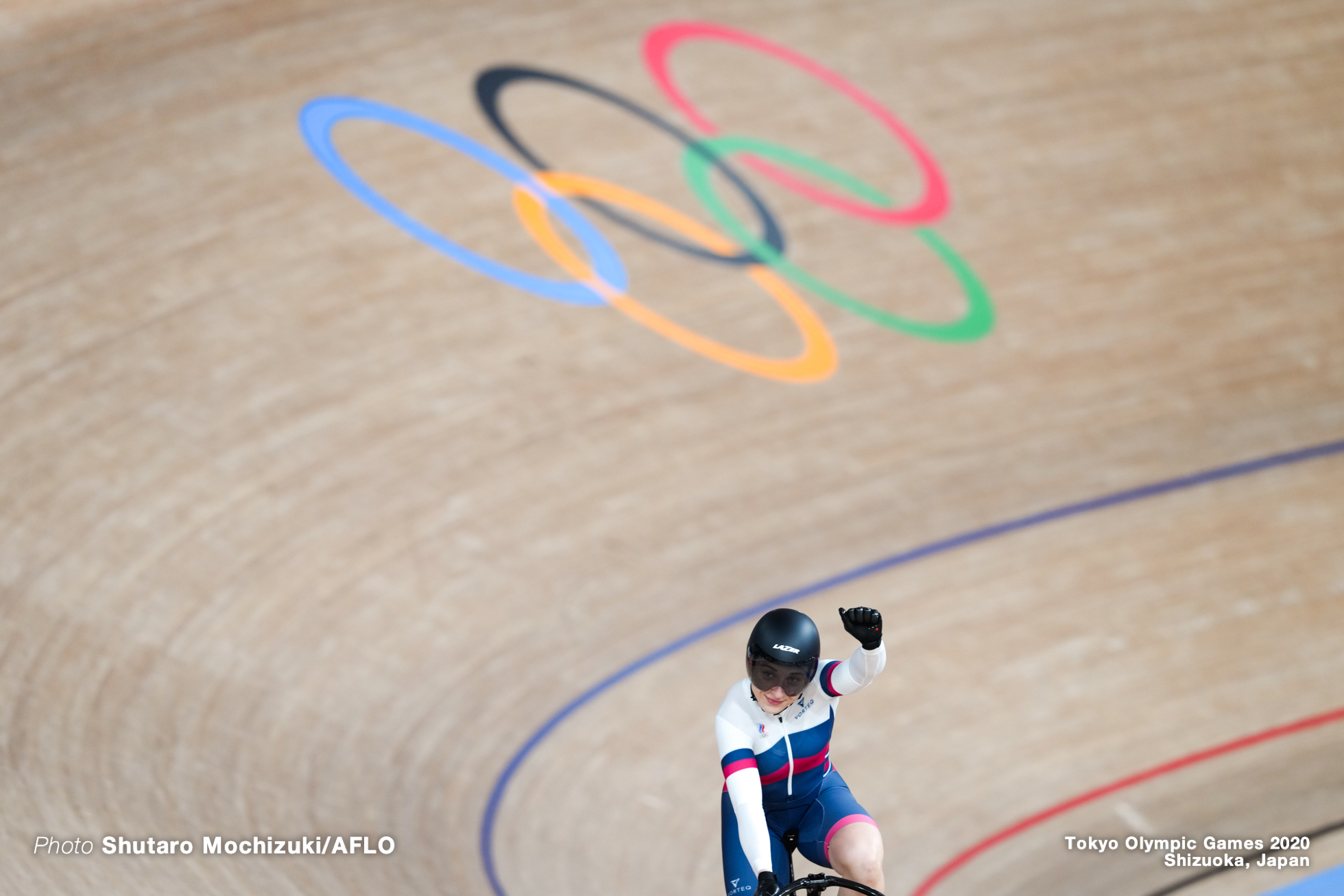 ダリア・シュメレワ Daria Shmeleva (ROC), Women's Team Sprint final AUGUST 2, 2021 - Cycling : during the Tokyo 2020 Olympic Games at the Izu Velodrome in Shizuoka, Japan. (Photo by Shutaro Mochizuki/AFLO)