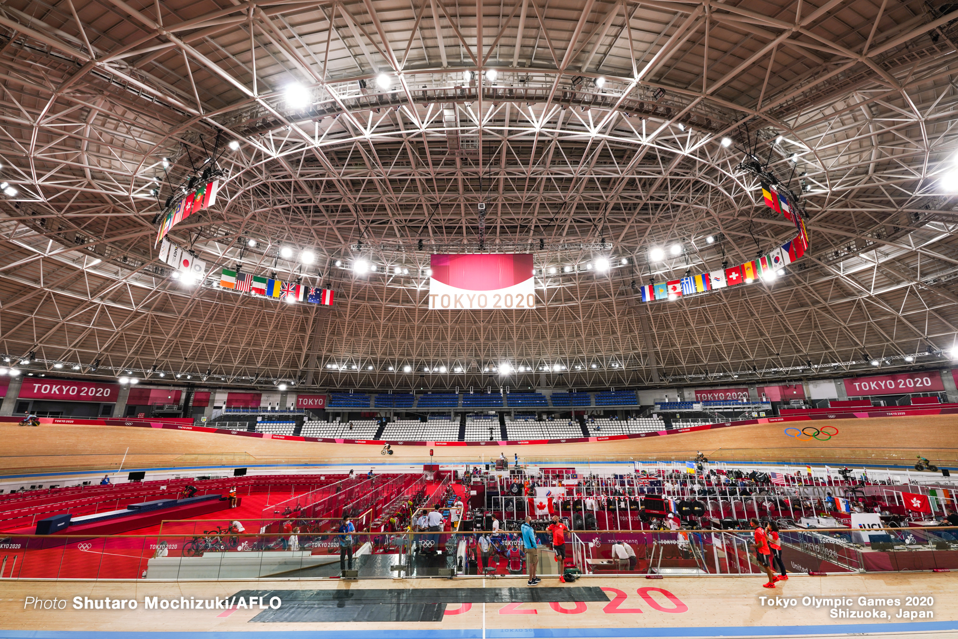 AUGUST 2, 2021 - Cycling : during the Tokyo 2020 Olympic Games at the Izu Velodrome in Shizuoka, Japan. (Photo by Shutaro Mochizuki/AFLO)