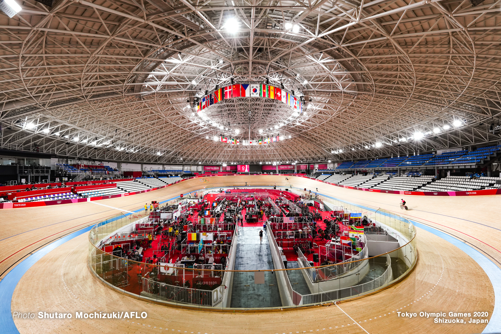 AUGUST 2, 2021 - Cycling : during the Tokyo 2020 Olympic Games at the Izu Velodrome in Shizuoka, Japan. (Photo by Shutaro Mochizuki/AFLO)