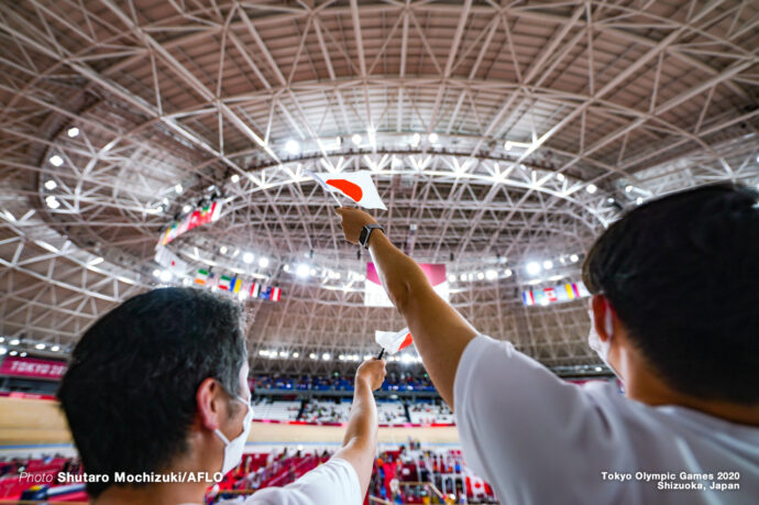 AUGUST 2, 2021 - Cycling :  during the Tokyo 2020 Olympic Games at the Izu Velodrome in Shizuoka, Japan. (Photo by Shutaro Mochizuki/AFLO)