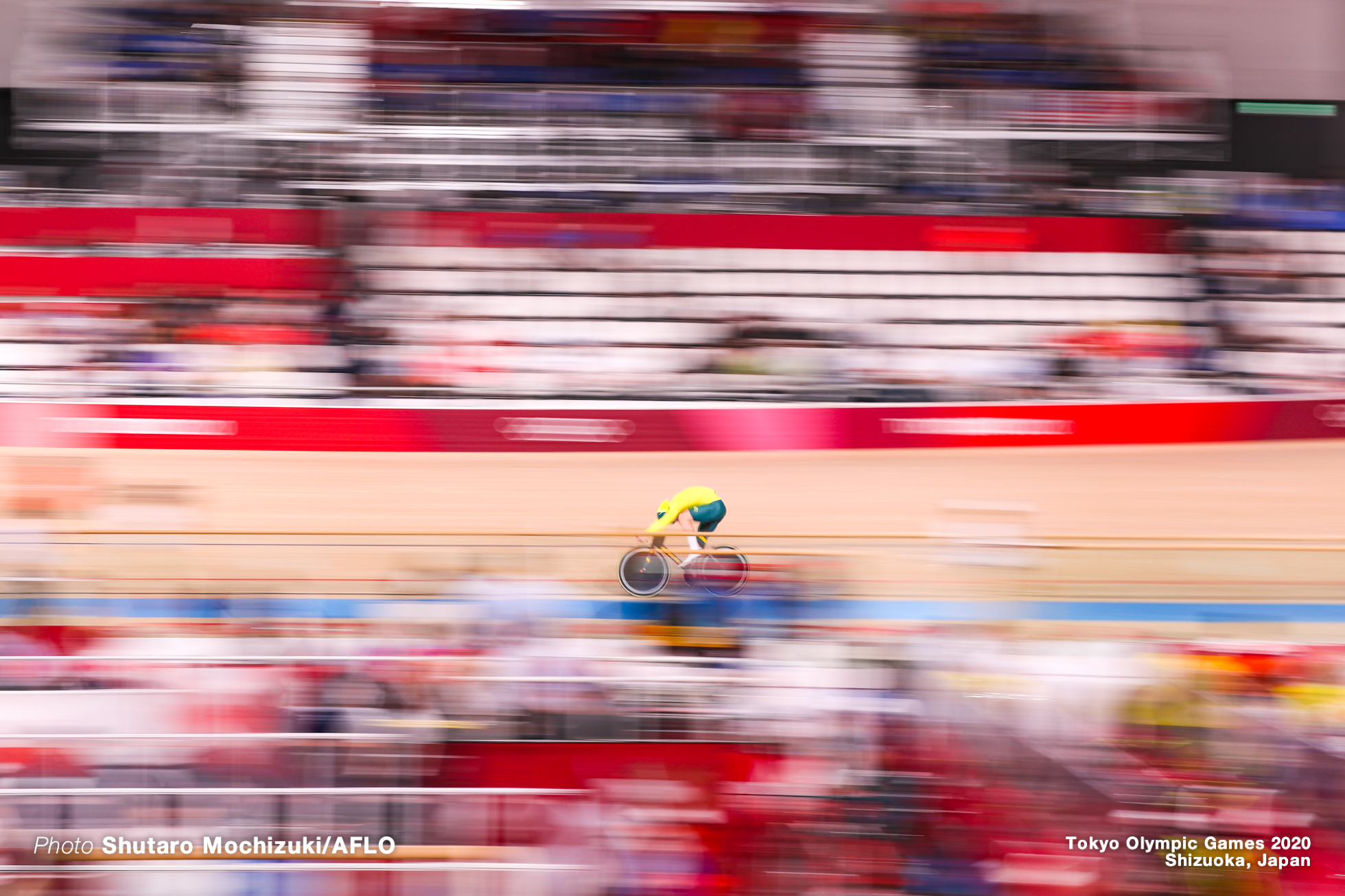 マシュー・グレーツァー Matthew Glaetzer (AUS), Men's Team Sprint Qualifying AUGUST 3, 2021 - Cycling : during the Tokyo 2020 Olympic Games at the Izu Velodrome in Shizuoka, Japan. (Photo by Shutaro Mochizuki/AFLO)