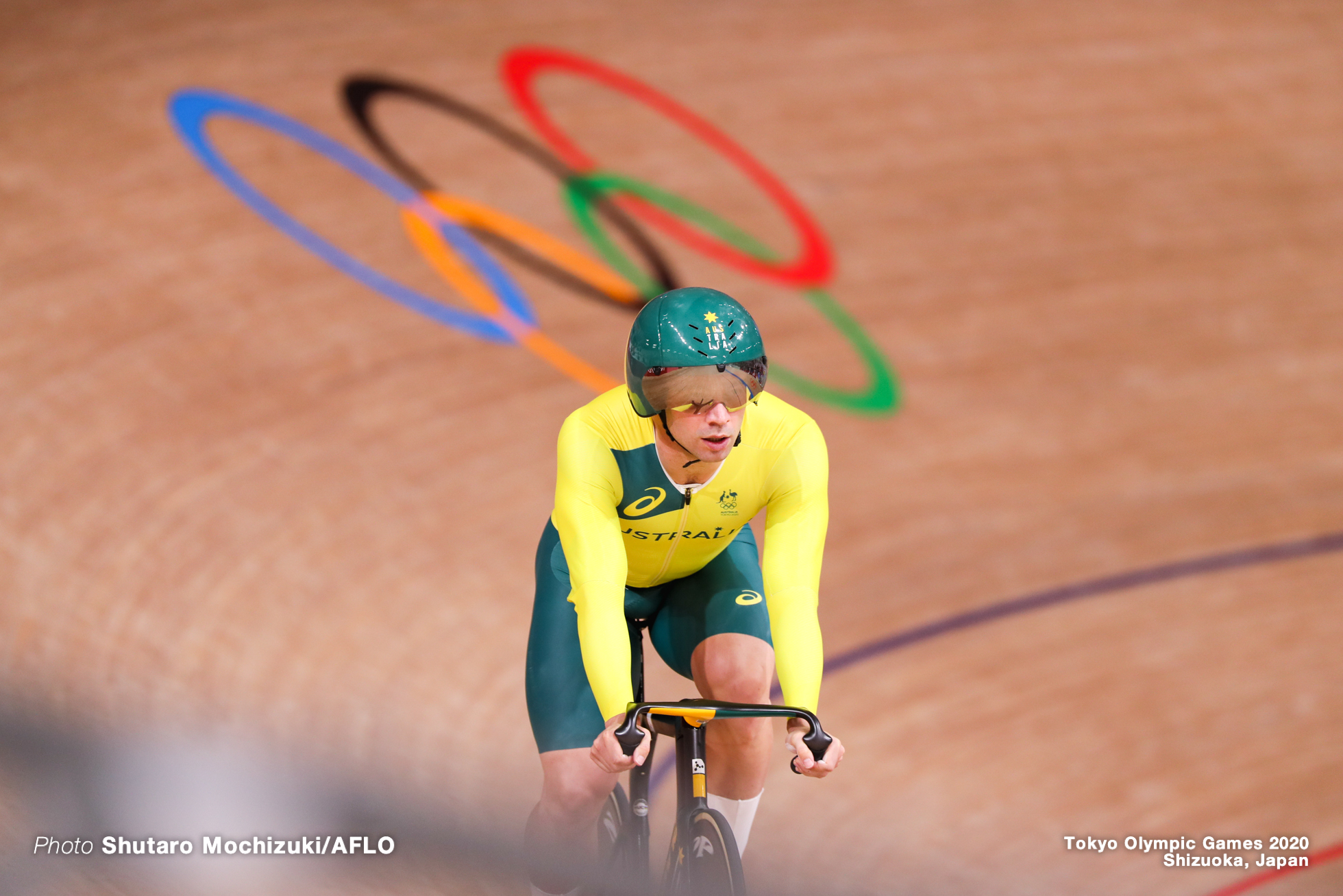 ネイサン・ハート Nathan Hart (AUS), Men's Team Sprint Qualifying AUGUST 3, 2021 - Cycling : during the Tokyo 2020 Olympic Games at the Izu Velodrome in Shizuoka, Japan. (Photo by Shutaro Mochizuki/AFLO)