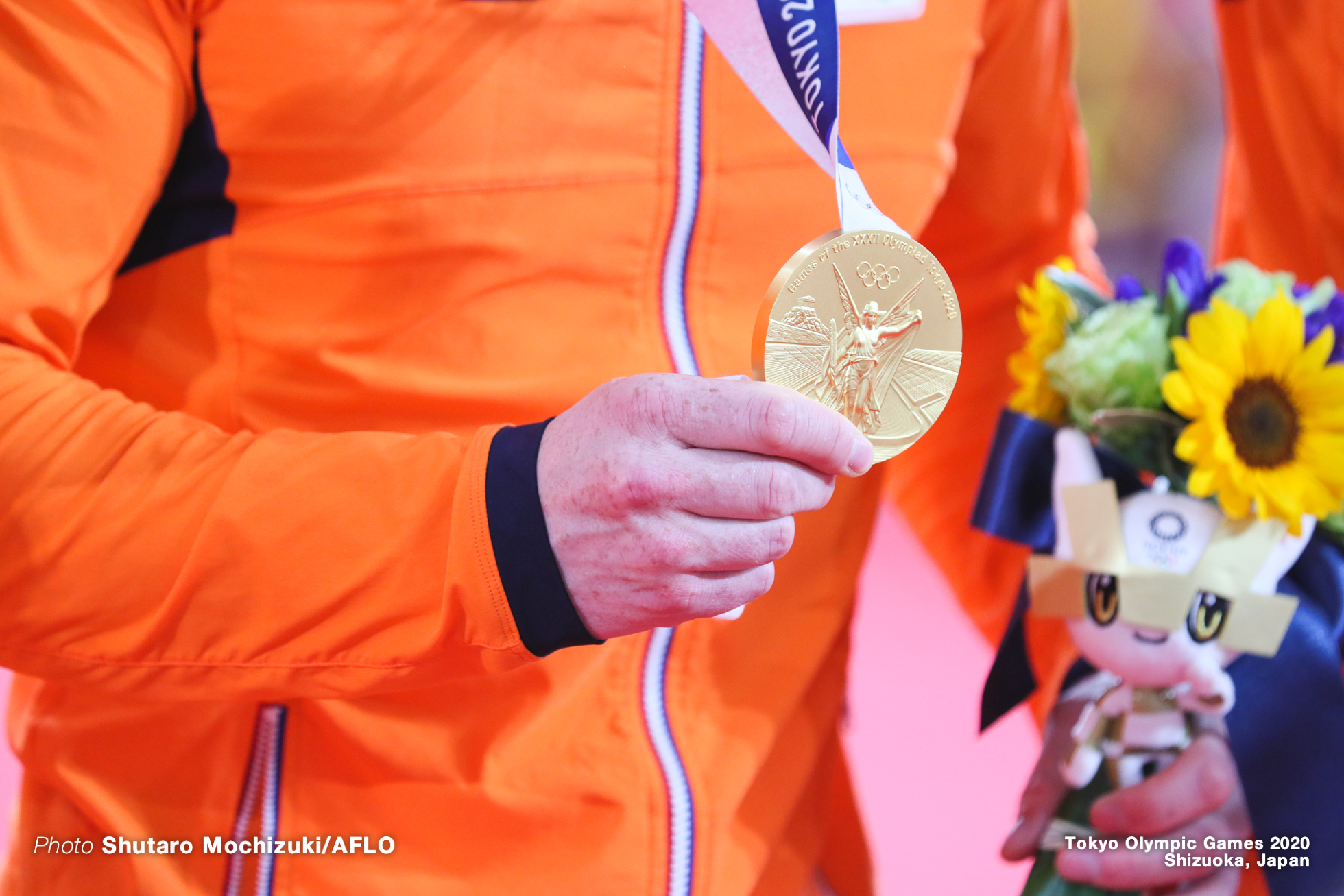 Men's Team Sprint Final AUGUST 3, 2021 - Cycling : during the Tokyo 2020 Olympic Games at the Izu Velodrome in Shizuoka, Japan. (Photo by Shutaro Mochizuki/AFLO)