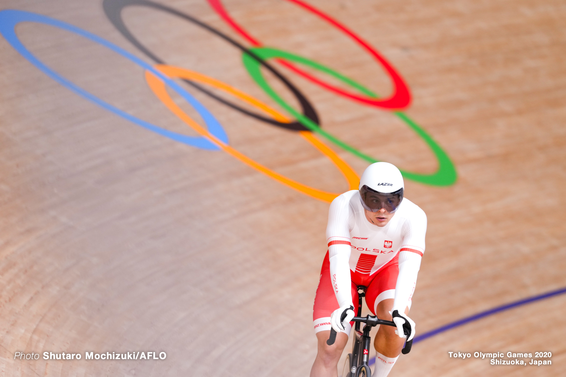 クシシュトフ・マクセル Krzysztof Maksel (POL), Men's Team Sprint Qualifying AUGUST 3, 2021 - Cycling : during the Tokyo 2020 Olympic Games at the Izu Velodrome in Shizuoka, Japan. (Photo by Shutaro Mochizuki/AFLO)