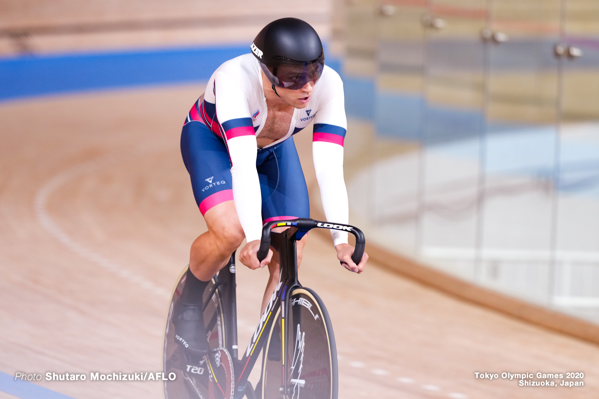 パべル・ヤクシェフスキ Pavel Yakushevskiy (ROC), Men's Team Sprint Qualifying AUGUST 3, 2021 - Cycling : during the Tokyo 2020 Olympic Games at the Izu Velodrome in Shizuoka, Japan. (Photo by Shutaro Mochizuki/AFLO)