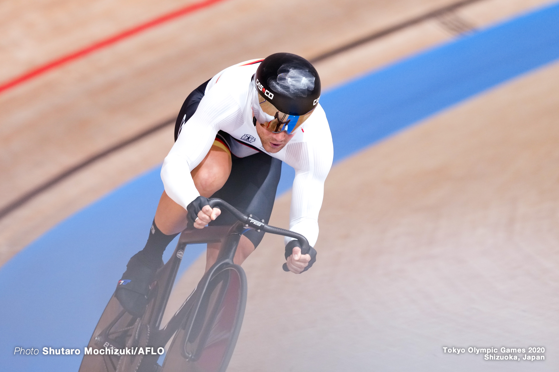 マクシリミリアン・ドルンバッハ Maximilian Dornbach (GER), Men's Team Sprint Qualifying AUGUST 3, 2021 - Cycling : during the Tokyo 2020 Olympic Games at the Izu Velodrome in Shizuoka, Japan. (Photo by Shutaro Mochizuki/AFLO)