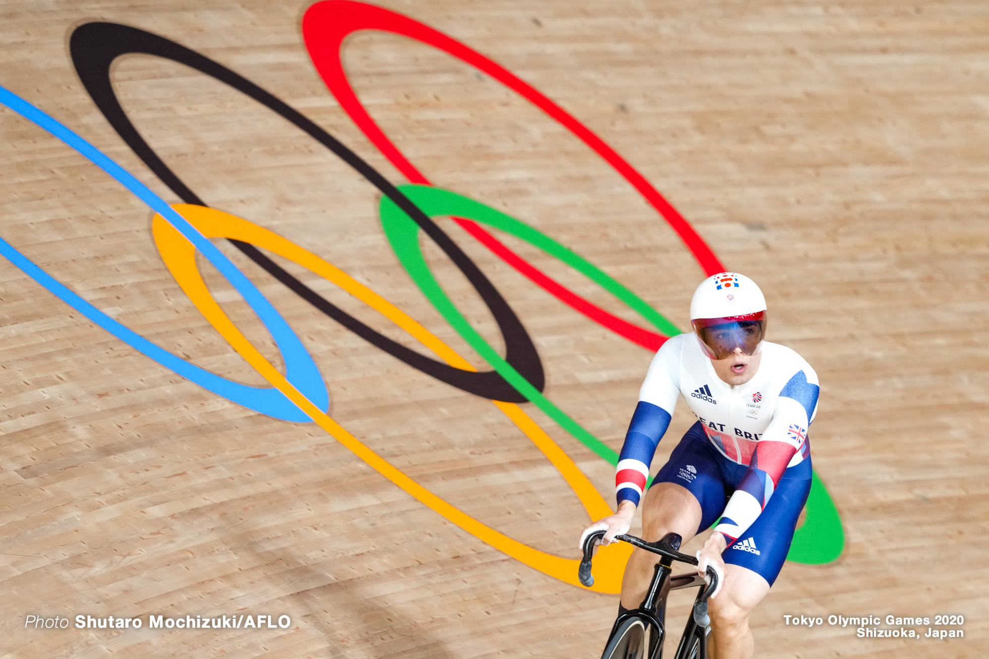 ライアン・オーウェンス Ryan Owens (GBR), Men's Team Sprint Qualifying AUGUST 3, 2021 - Cycling : during the Tokyo 2020 Olympic Games at the Izu Velodrome in Shizuoka, Japan. (Photo by Shutaro Mochizuki/AFLO)