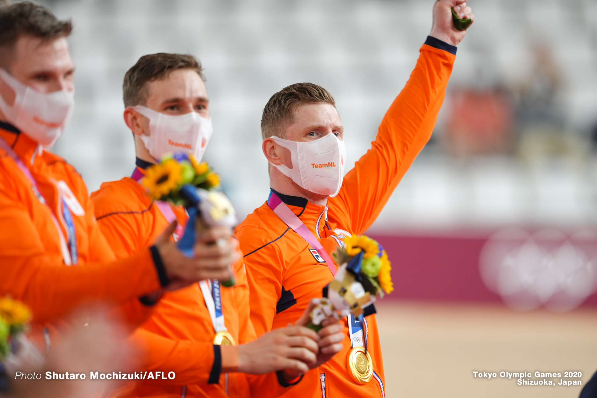 ロイ・バンデンバーグ Roy van den Berg (NED), Men's Team Sprint Final AUGUST 3, 2021 - Cycling : during the Tokyo 2020 Olympic Games at the Izu Velodrome in Shizuoka, Japan. (Photo by Shutaro Mochizuki/AFLO)