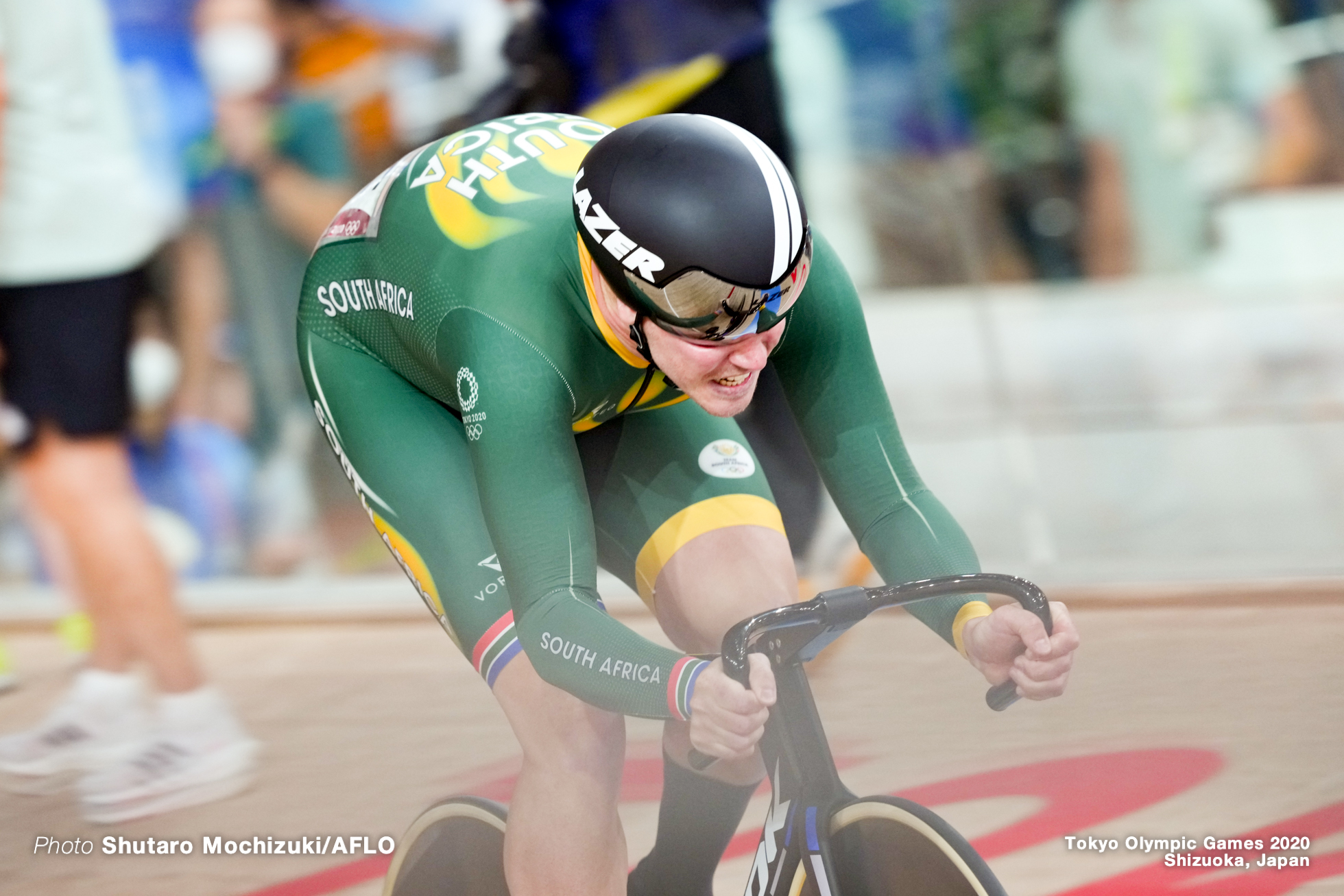 ジーン・スパイズ Jean Spies (RSA), Men's Sprint Qualifying AUGUST 4, 2021 - Cycling : during the Tokyo 2020 Olympic Games at the Izu Velodrome in Shizuoka, Japan. (Photo by Shutaro Mochizuki/AFLO)