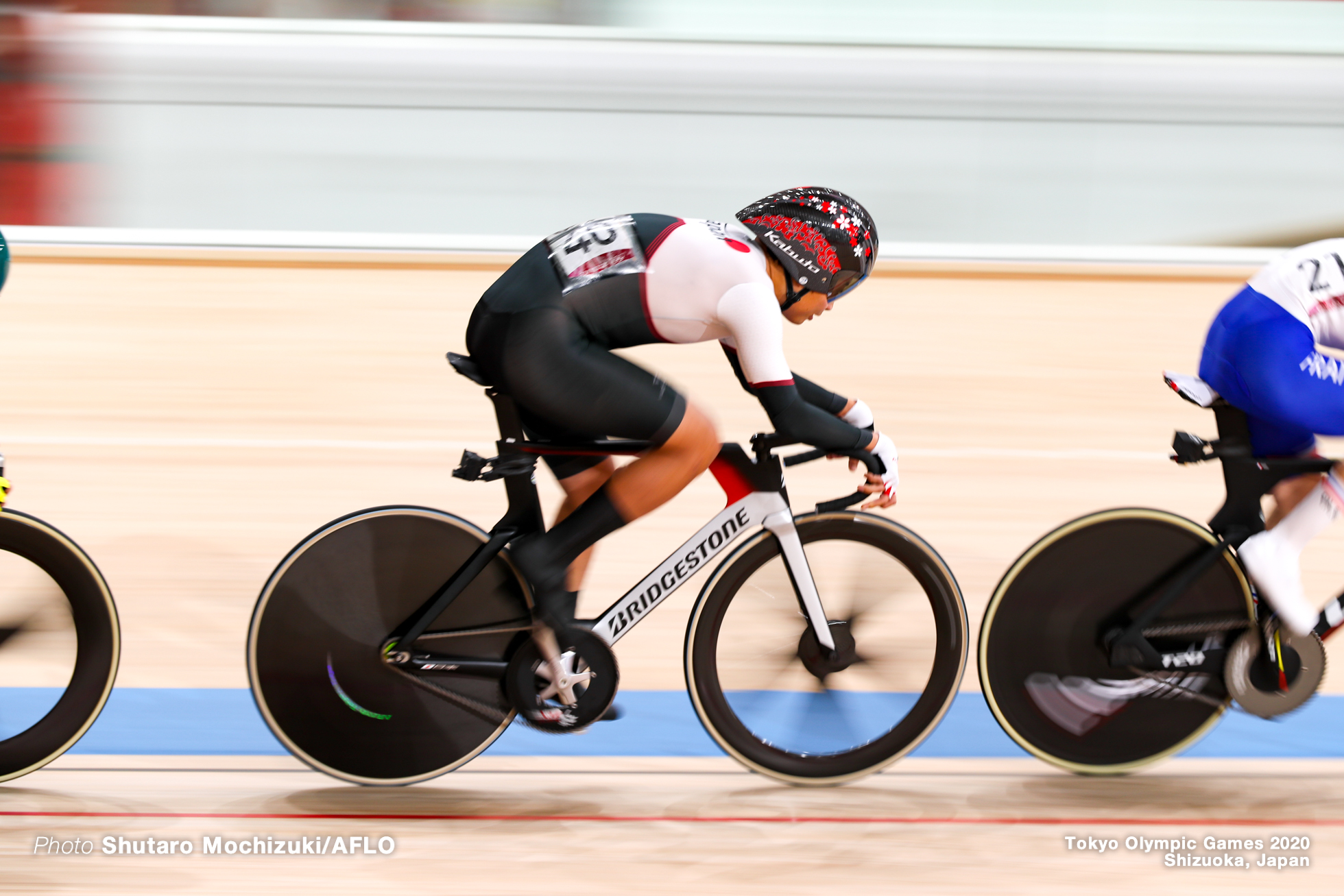 橋本英也 Eiya Hashimoto (JPN), Men's Omnium Tempo Race 2/4 AUGUST 5, 2021 - Cycling : during the Tokyo 2020 Olympic Games at the Izu Velodrome in Shizuoka, Japan. (Photo by Shutaro Mochizuki/AFLO)