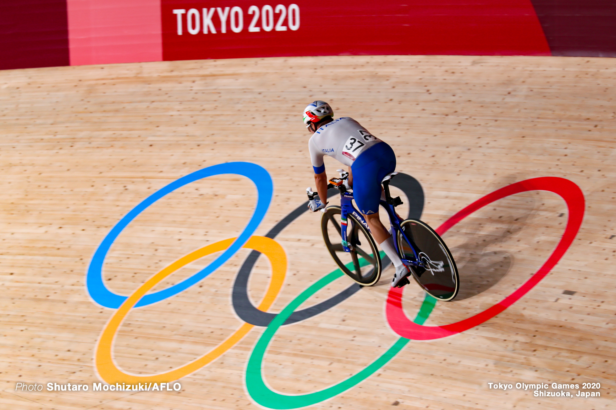 エリア・ビビアーニ Elia Viviani (ITA), Men's Omnium AUGUST 5, 2021 - Cycling : during the Tokyo 2020 Olympic Games at the Izu Velodrome in Shizuoka, Japan. (Photo by Shutaro Mochizuki/AFLO)