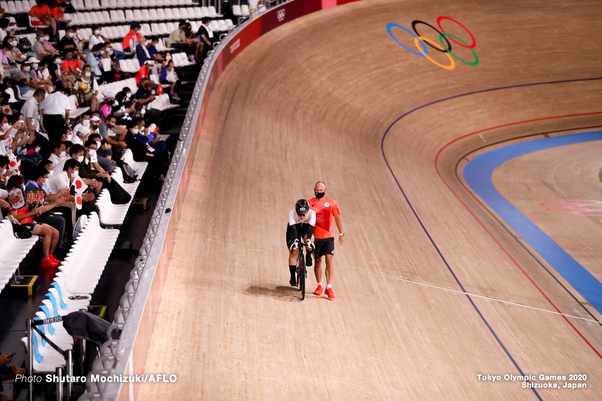 小林優香 Yuka Kobayashi (JPN), Women's Sprint Qualifying AUGUST 6, 2021 - Cycling : during the Tokyo 2020 Olympic Games at the Izu Velodrome in Shizuoka, Japan. (Photo by Shutaro Mochizuki/AFLO)