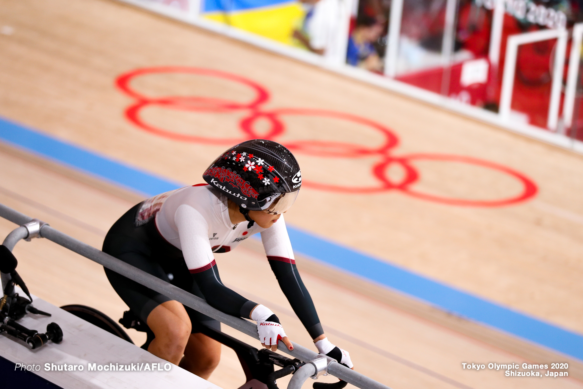 中村妃智 Kisato Nakamura (JPN), Women's Madison AUGUST 6, 2021 - Cycling : during the Tokyo 2020 Olympic Games at the Izu Velodrome in Shizuoka, Japan. (Photo by Shutaro Mochizuki/AFLO)