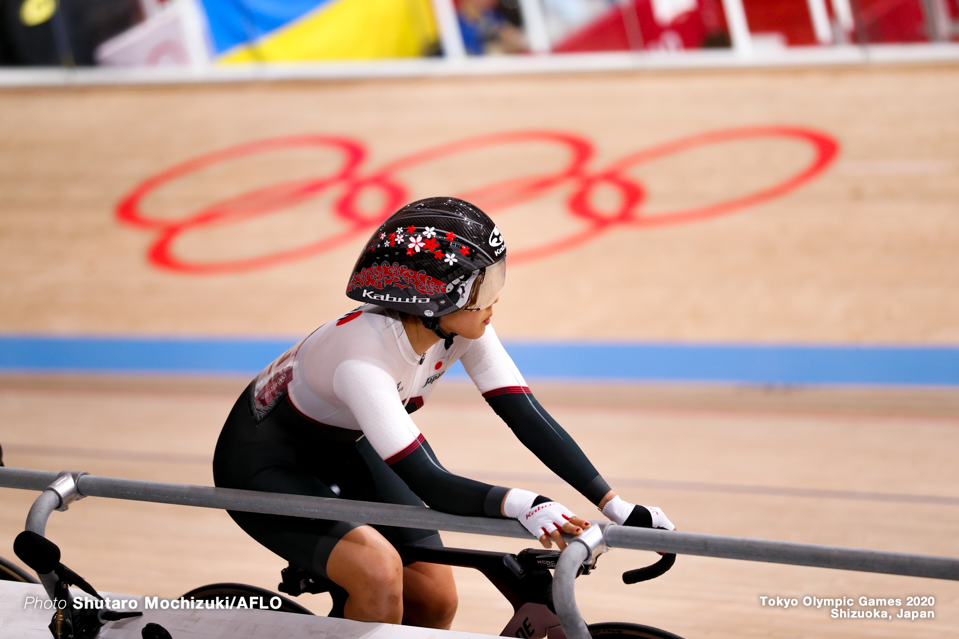 中村妃智 Kisato Nakamura (JPN), Women's Madison AUGUST 6, 2021 - Cycling : during the Tokyo 2020 Olympic Games at the Izu Velodrome in Shizuoka, Japan. (Photo by Shutaro Mochizuki/AFLO)